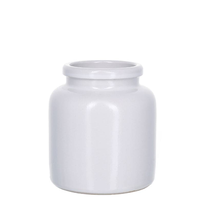 Keramička posuda 270 ml, keramika, bijela, otvor: Klizni poklopac