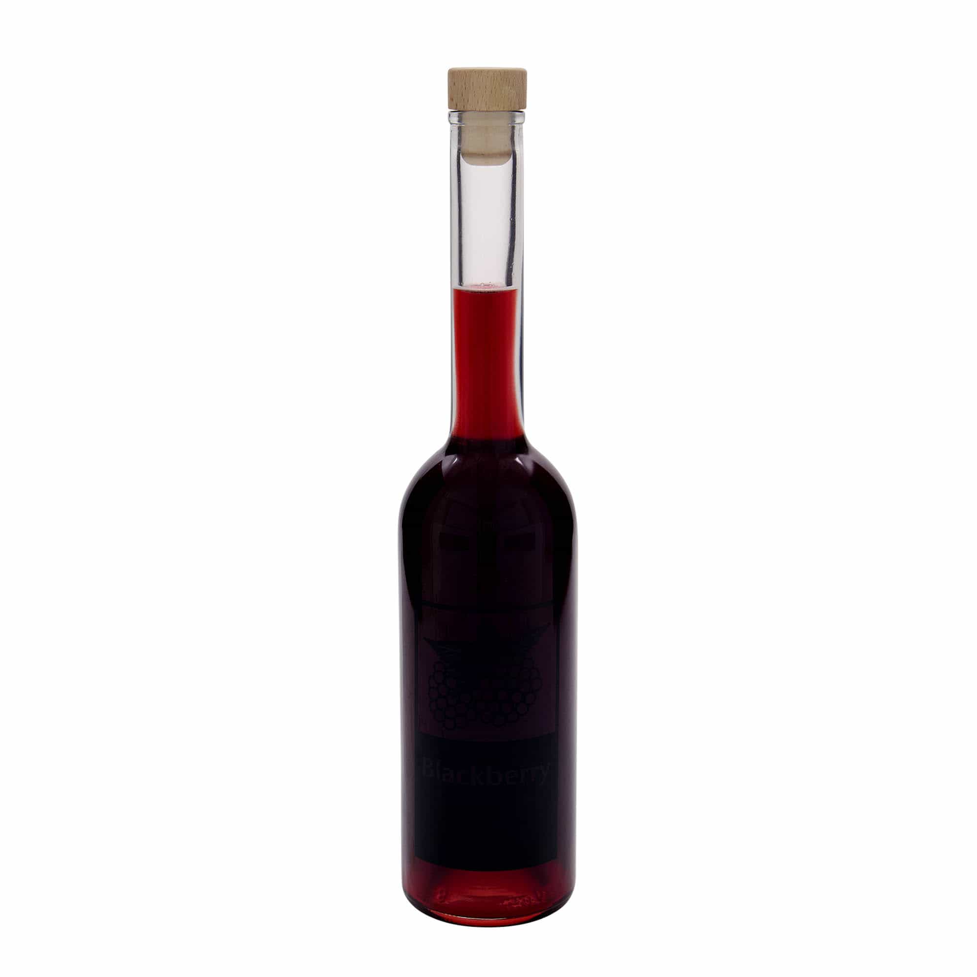 500 ml staklena boca „Opera“, motiv: kupina, grlo: pluta