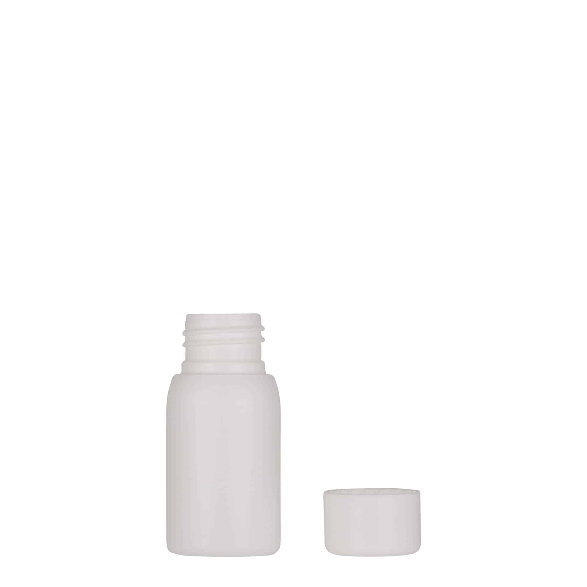 30 ml plastična bočica „Tuffy“, HDPE, bijela, grlo: 24/410