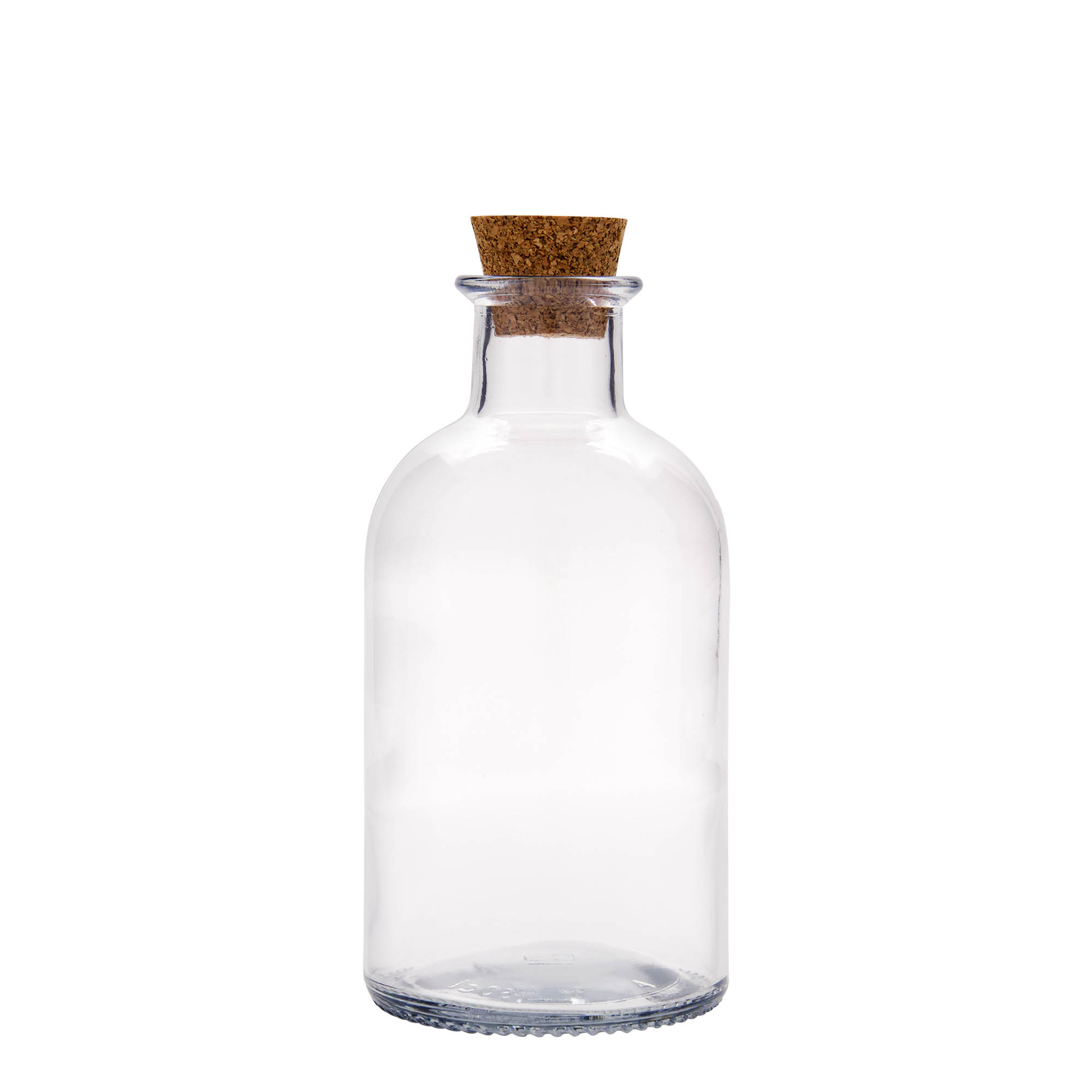 500 ml staklena boca apotekara 'Italia', grlo: pluta 500 ml staklena boca apotekara 'Italia', grlo: pluta