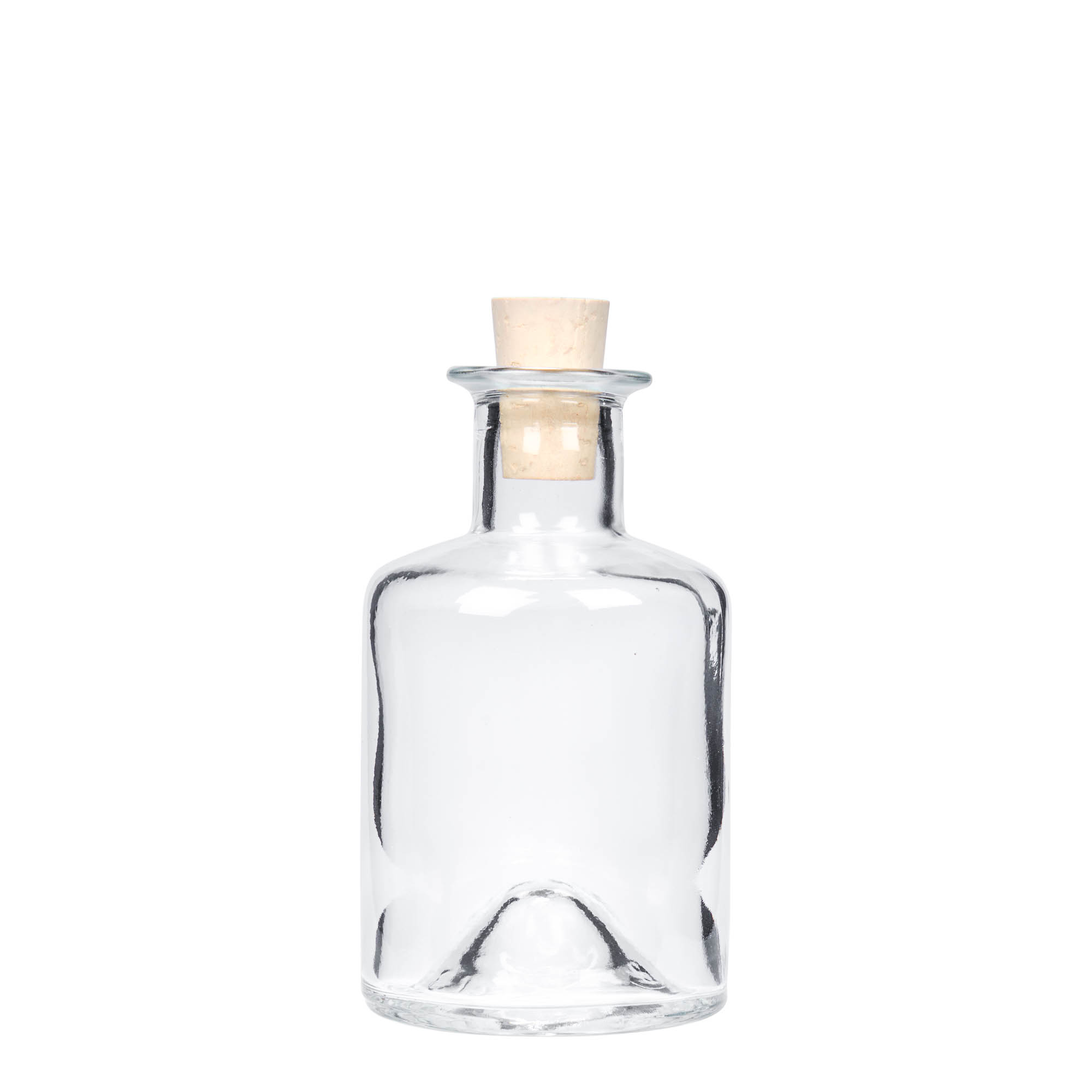 200 ml staklena bočica apotekarska, otvor: čep