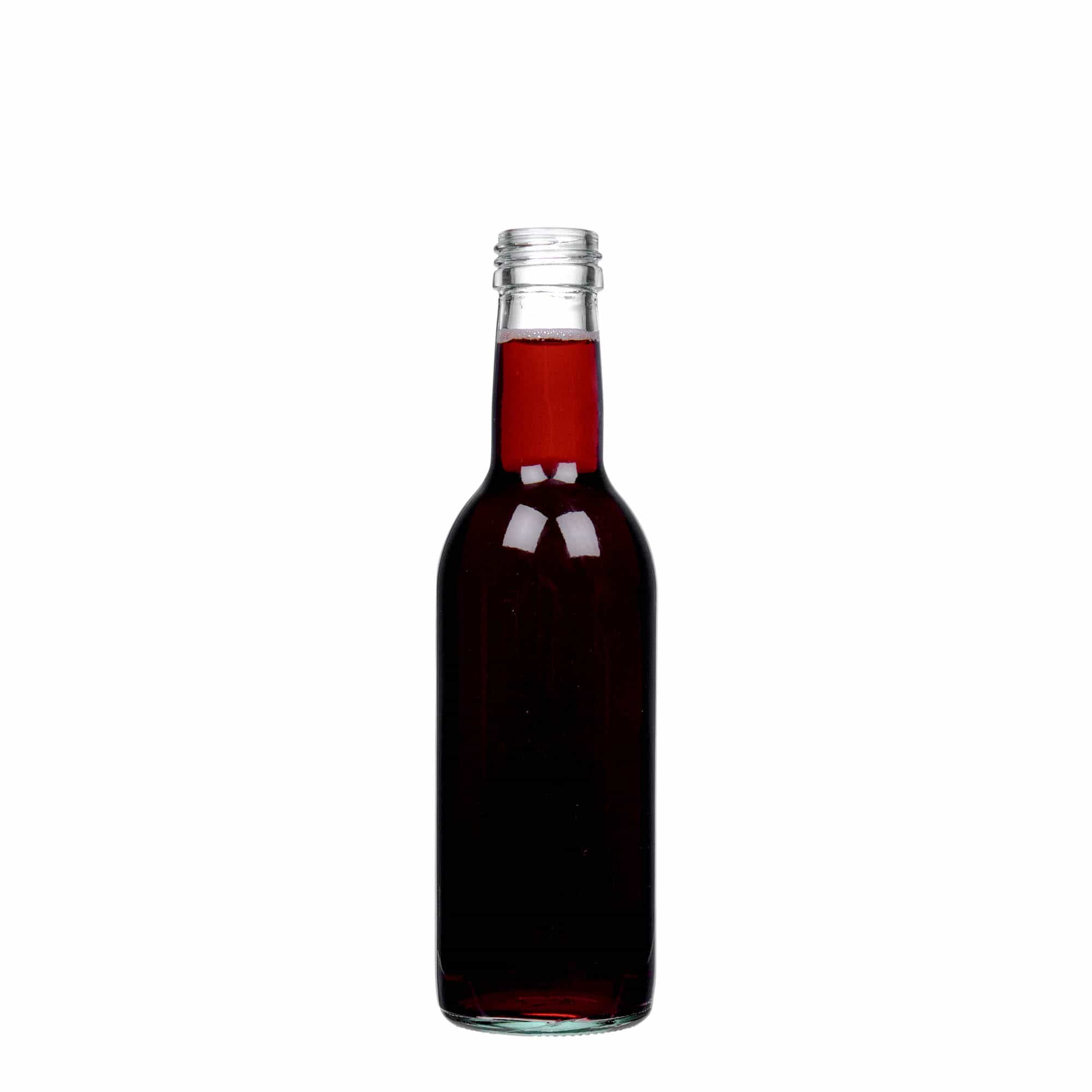 Staklena flaša 250 ml 'Bordeaux', otvor: PP 28