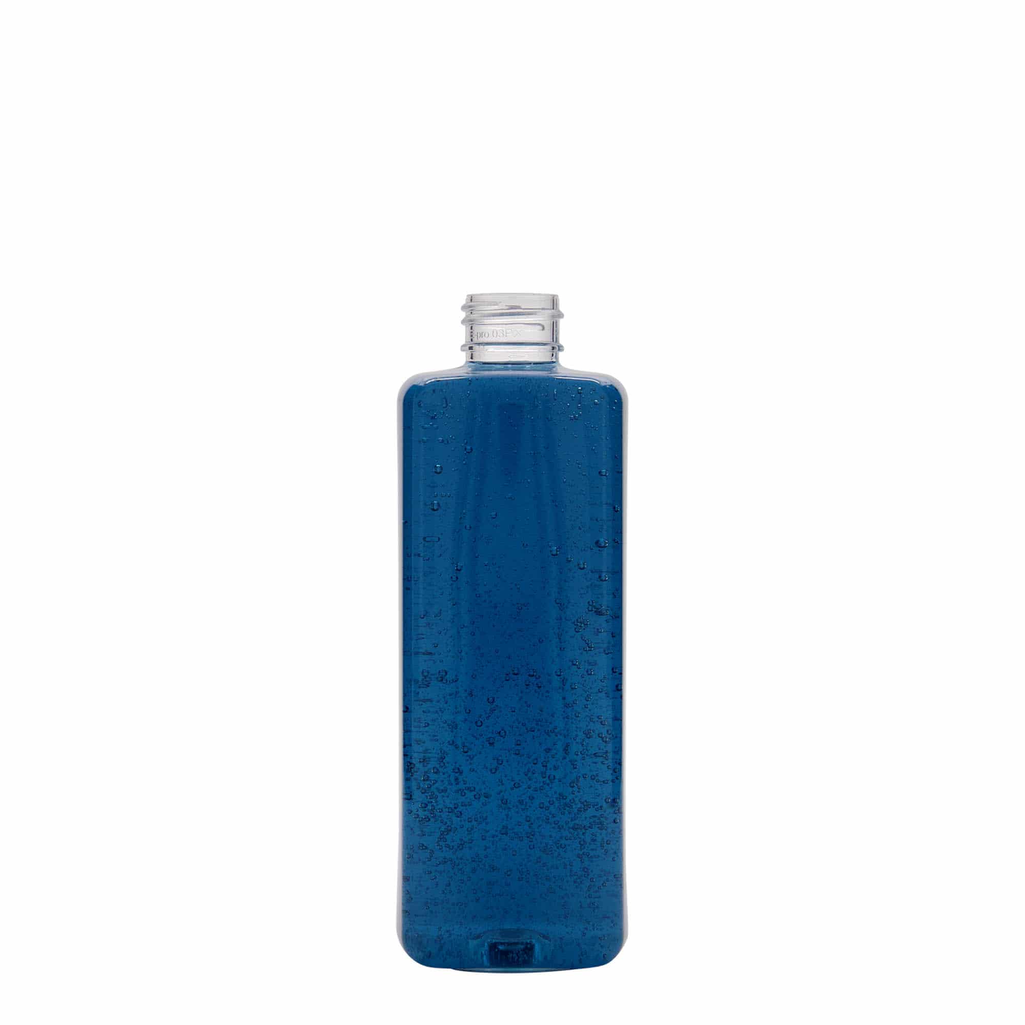 PET flaša 300 ml 'Karl', kvadratna, plastika, otvor: GPI 24/410