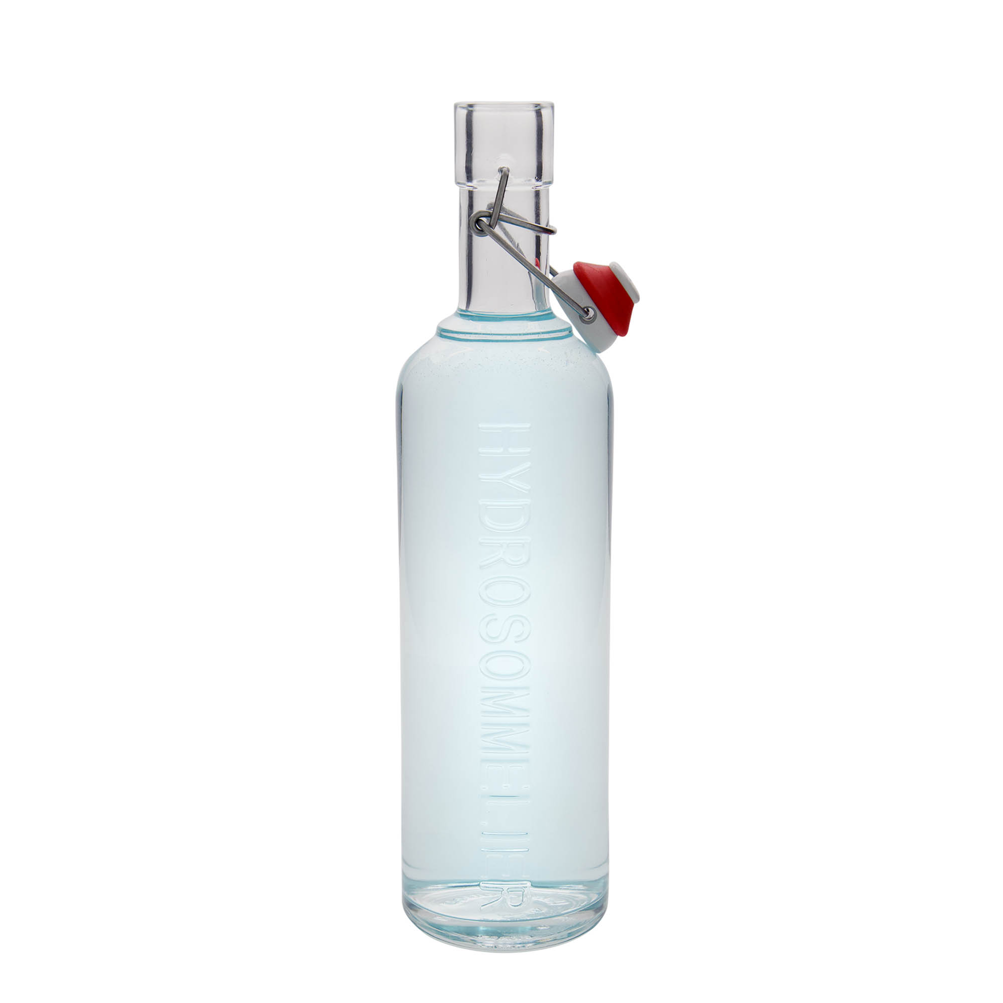 Staklena flaša 1.000 ml 'Optima Hydrosommelier, otvor: Zatvarač sa žicom