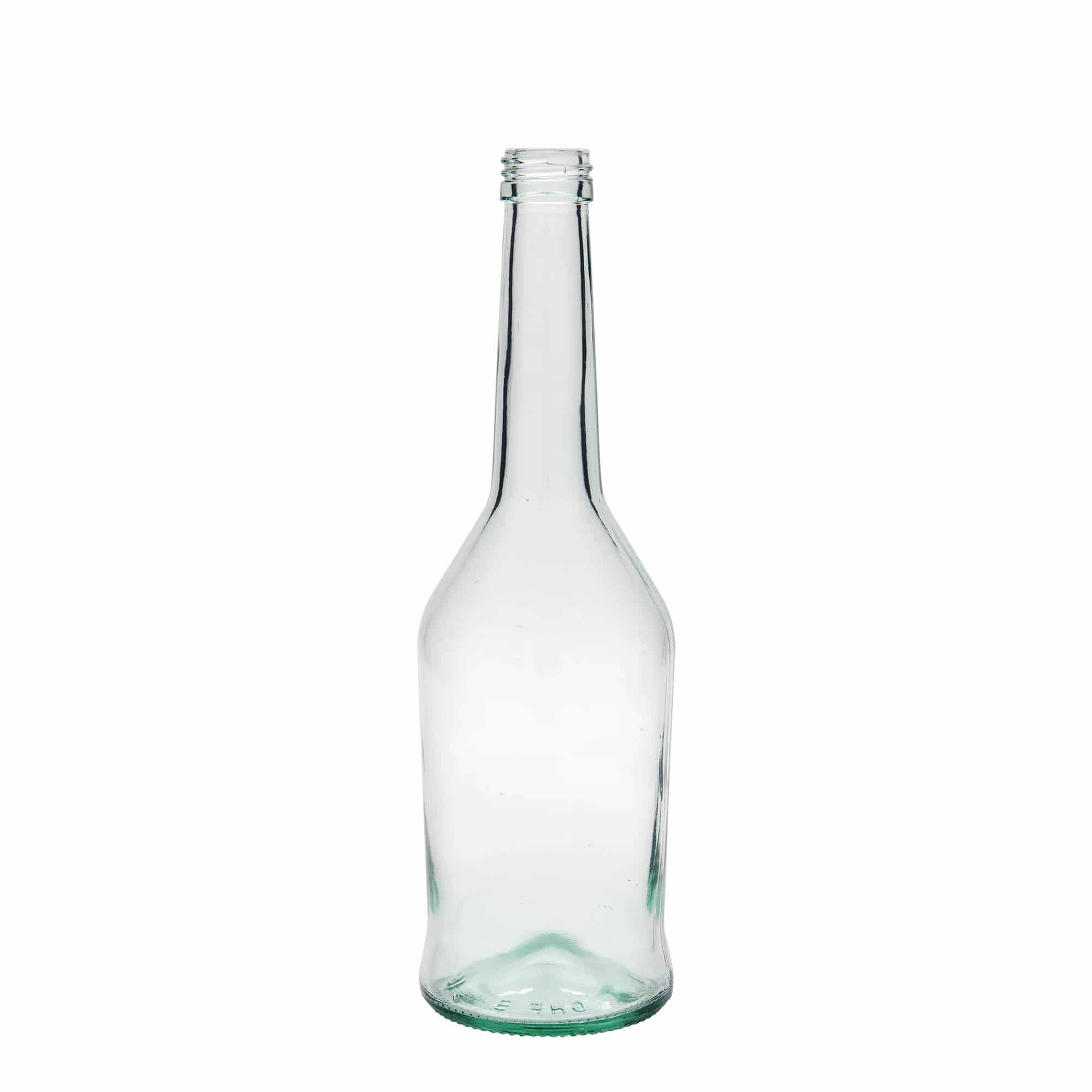 Staklena flaša za alkoholna pića 500 ml, otvor: PP 28 Staklena flaša za alkoholna pića 500 ml, otvor: PP 28