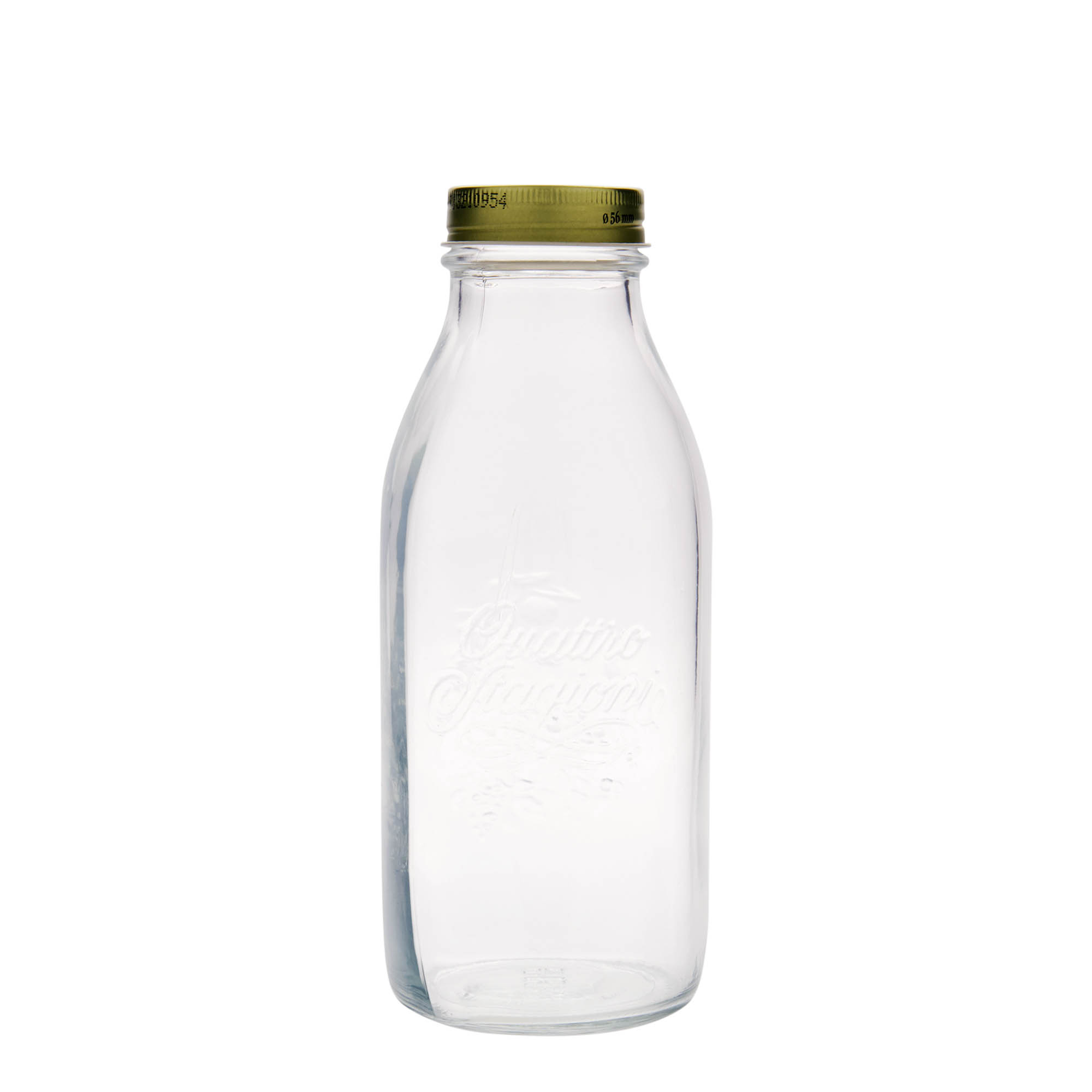 1.000 ml staklena boca 'Quattro Stagioni', otvor: navojni poklopac 1.000 ml staklena boca 'Quattro Stagioni', otvor: navojni poklopac
