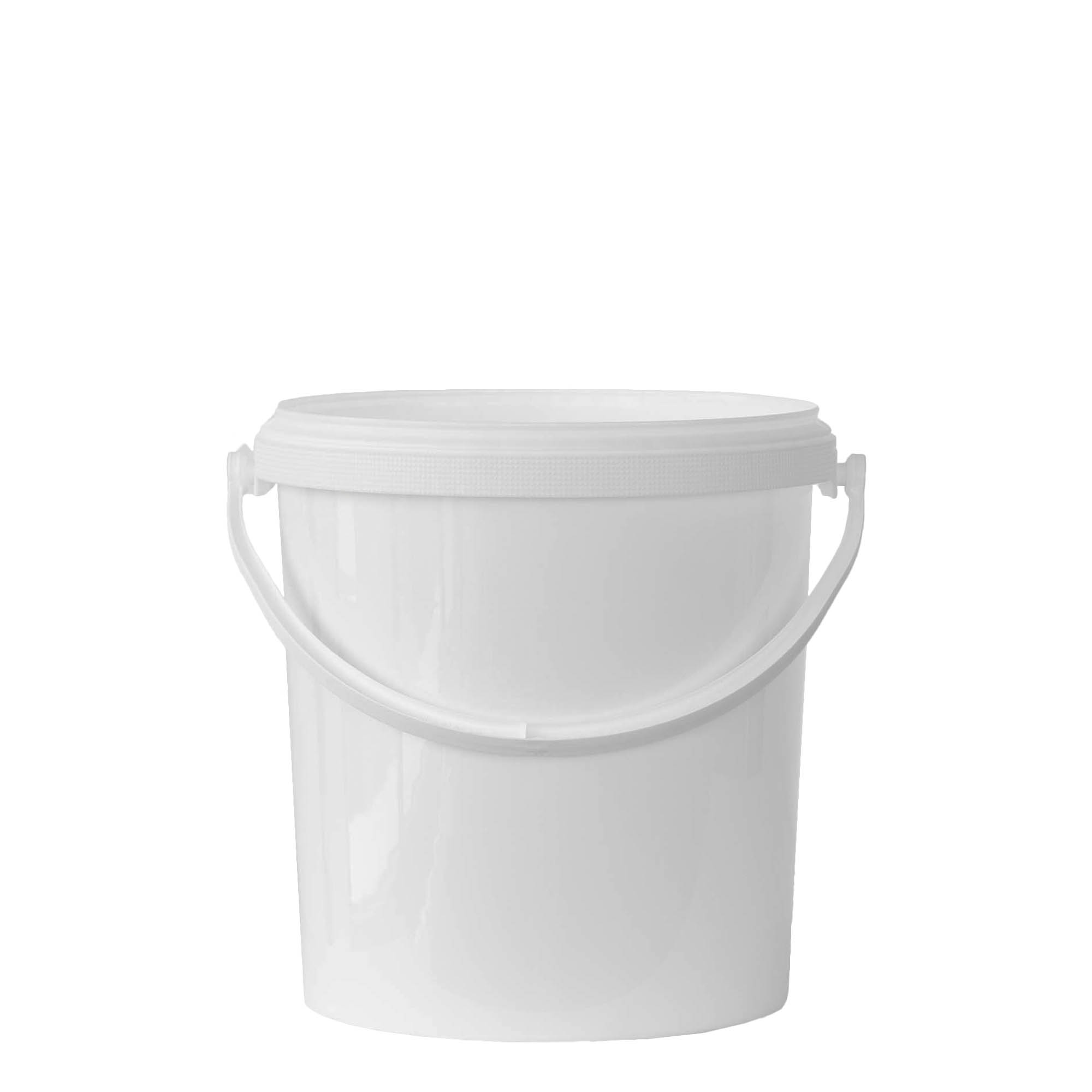6 l kanta, PP-plastika, bijela 6 l kanta, PP-plastika, bijela