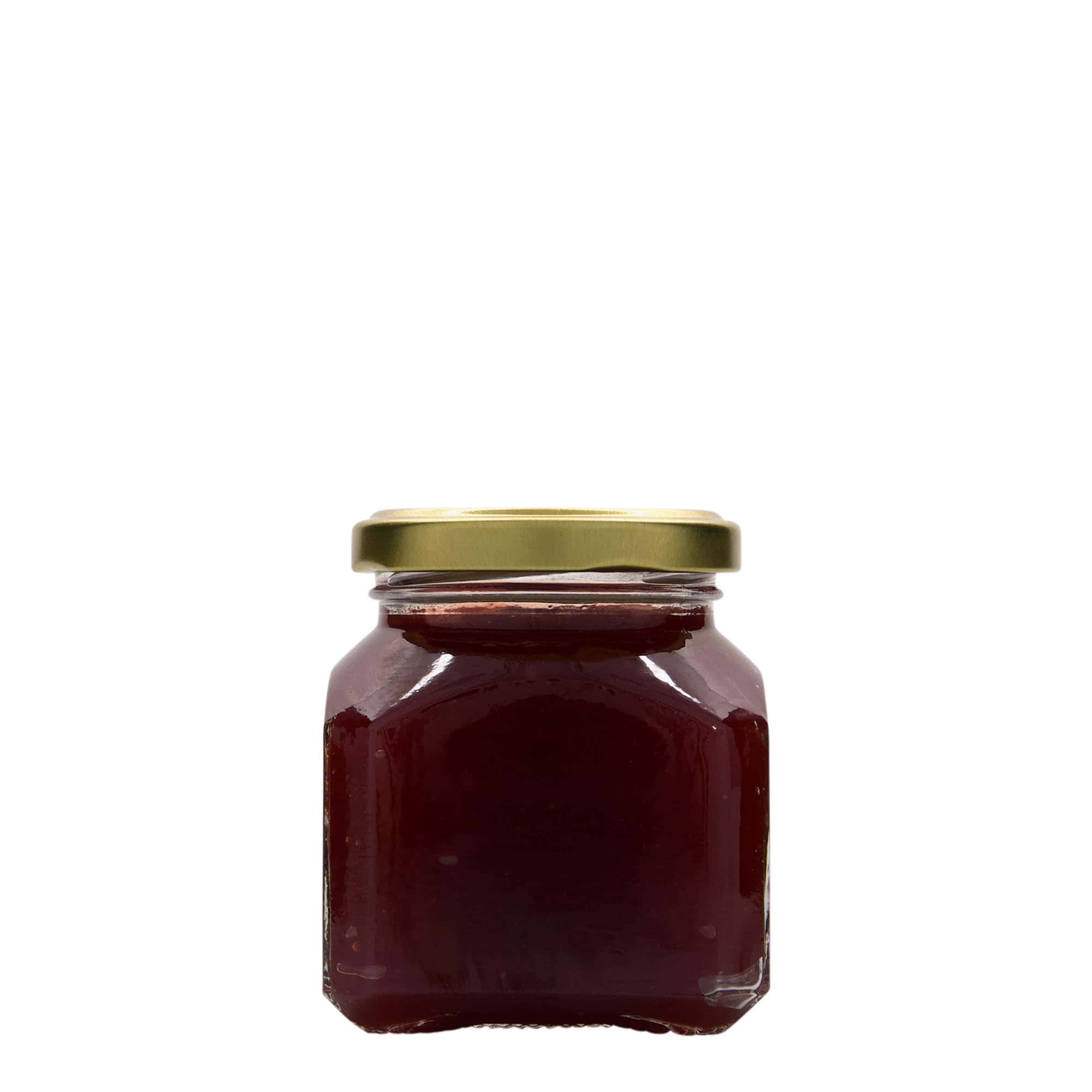 212 ml četvrtasto staklo 'Milano', otvor: Twist-Off (TO 58)