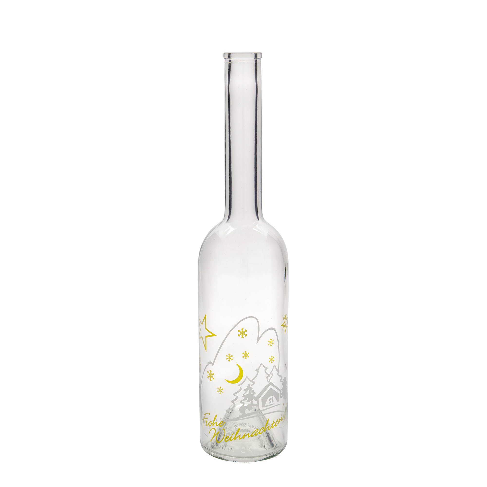 500 ml staklena boca 'Opera', motiv: Božićna idila, grlo: pluta 500 ml staklena boca 'Opera', motiv: Božićna idila, grlo: pluta