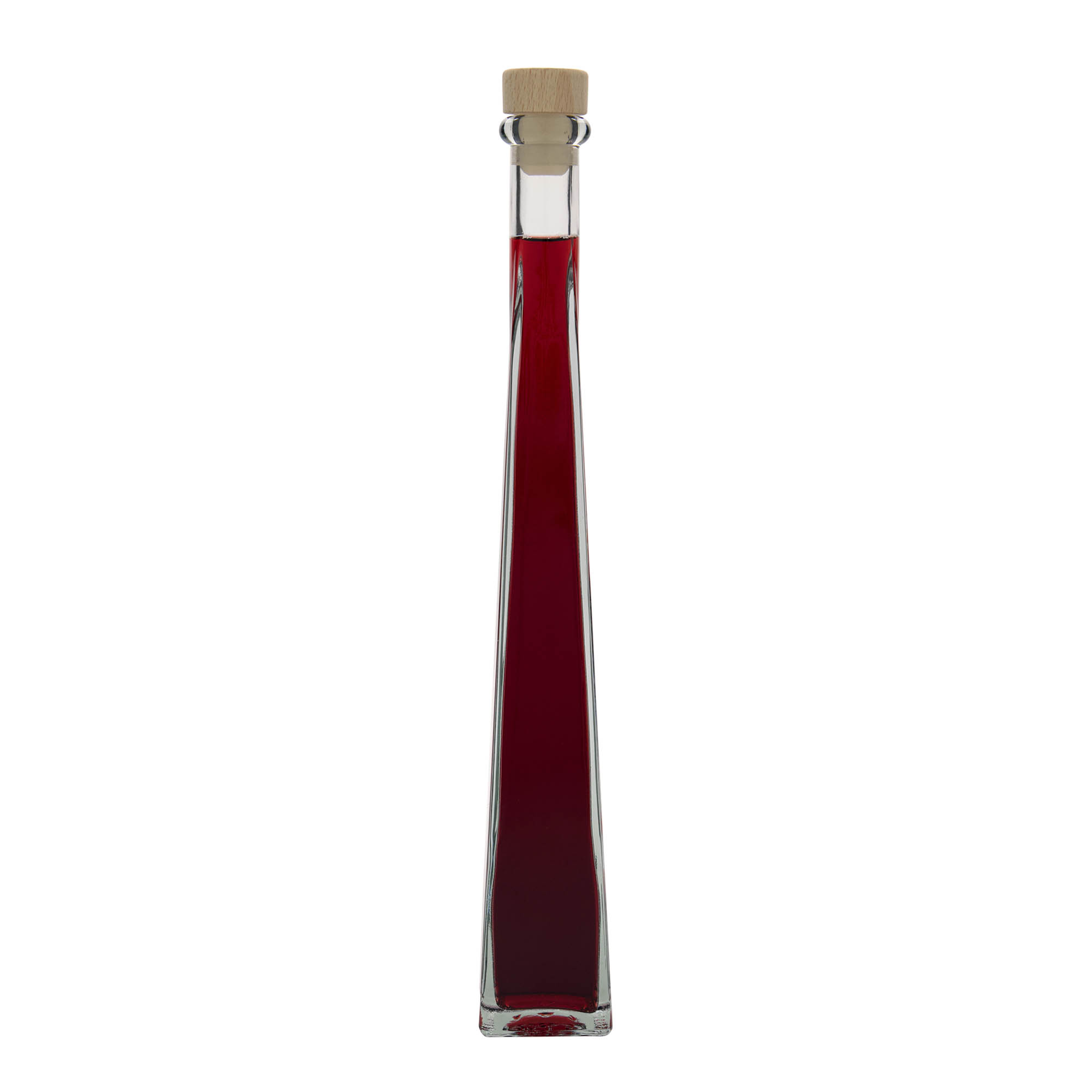 200 ml staklena boca 'Dama Quadrato', kvadratna, otvor: pluta 200 ml staklena boca 'Dama Quadrato', kvadratna, otvor: pluta
