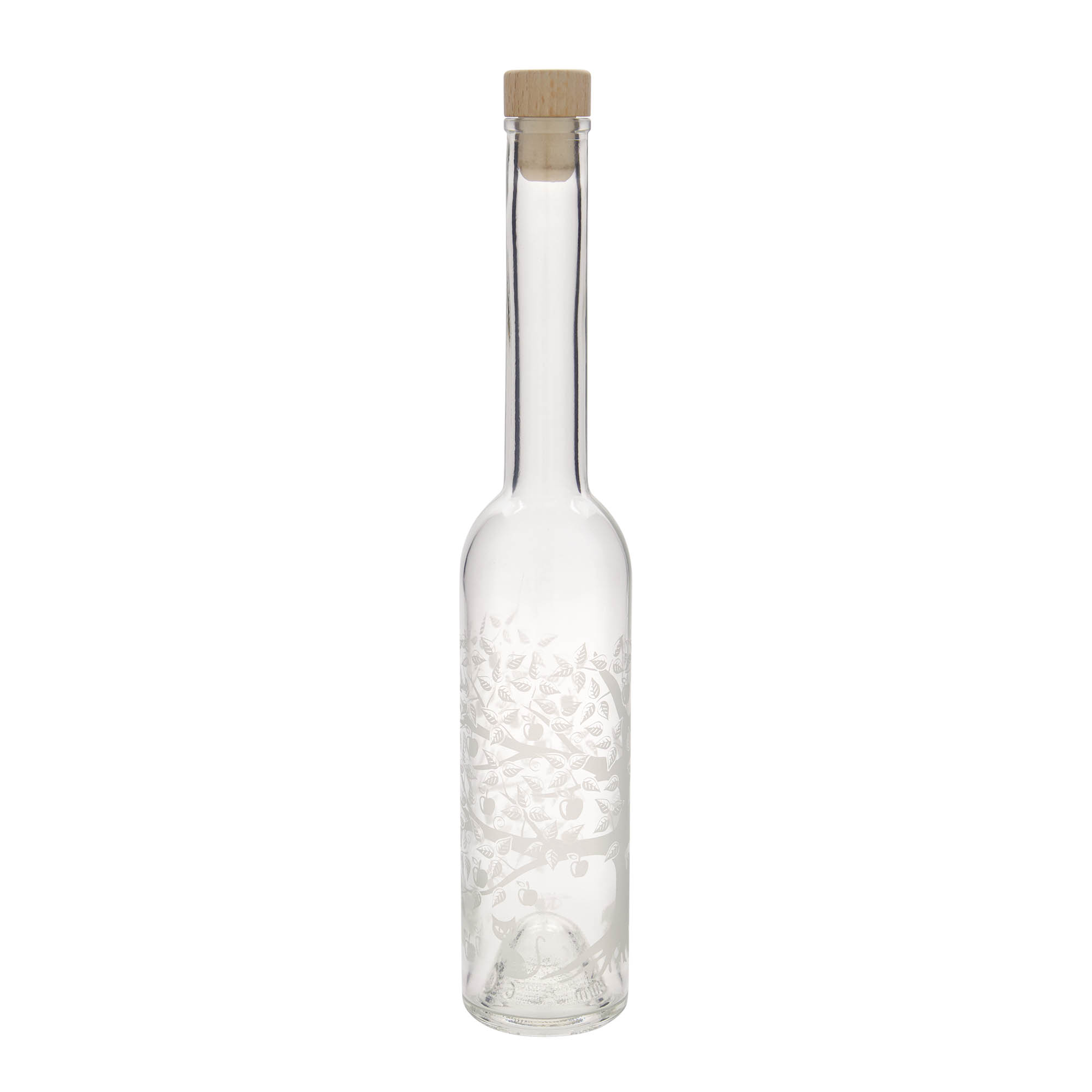350 ml staklena boca 'Opera', motiv: jabuka, grlo: plutanje