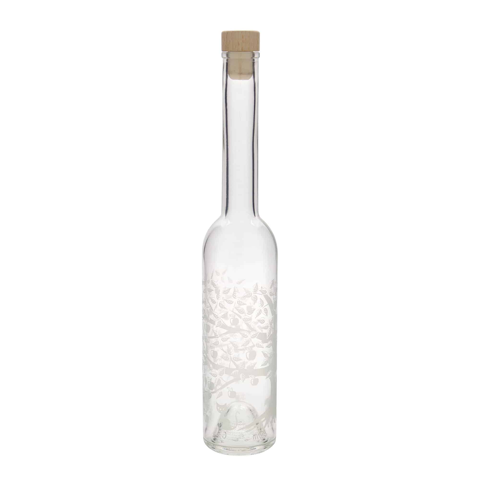 350 ml staklena boca 'Opera', motiv: jabuka, grlo: plutanje