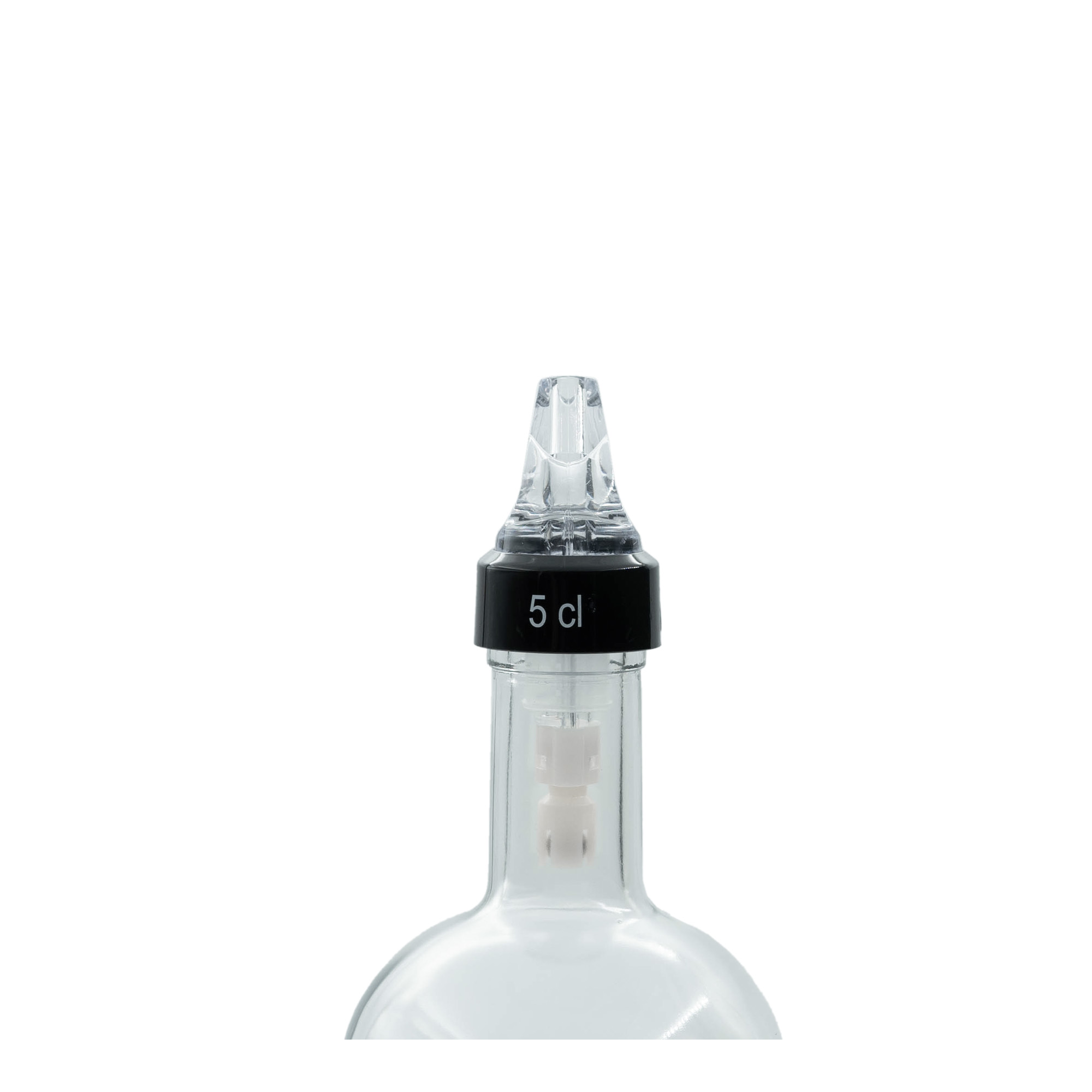 Nastavak za sipanje za dozatore 5 cl 'Auto Pour', PE plastika, providan