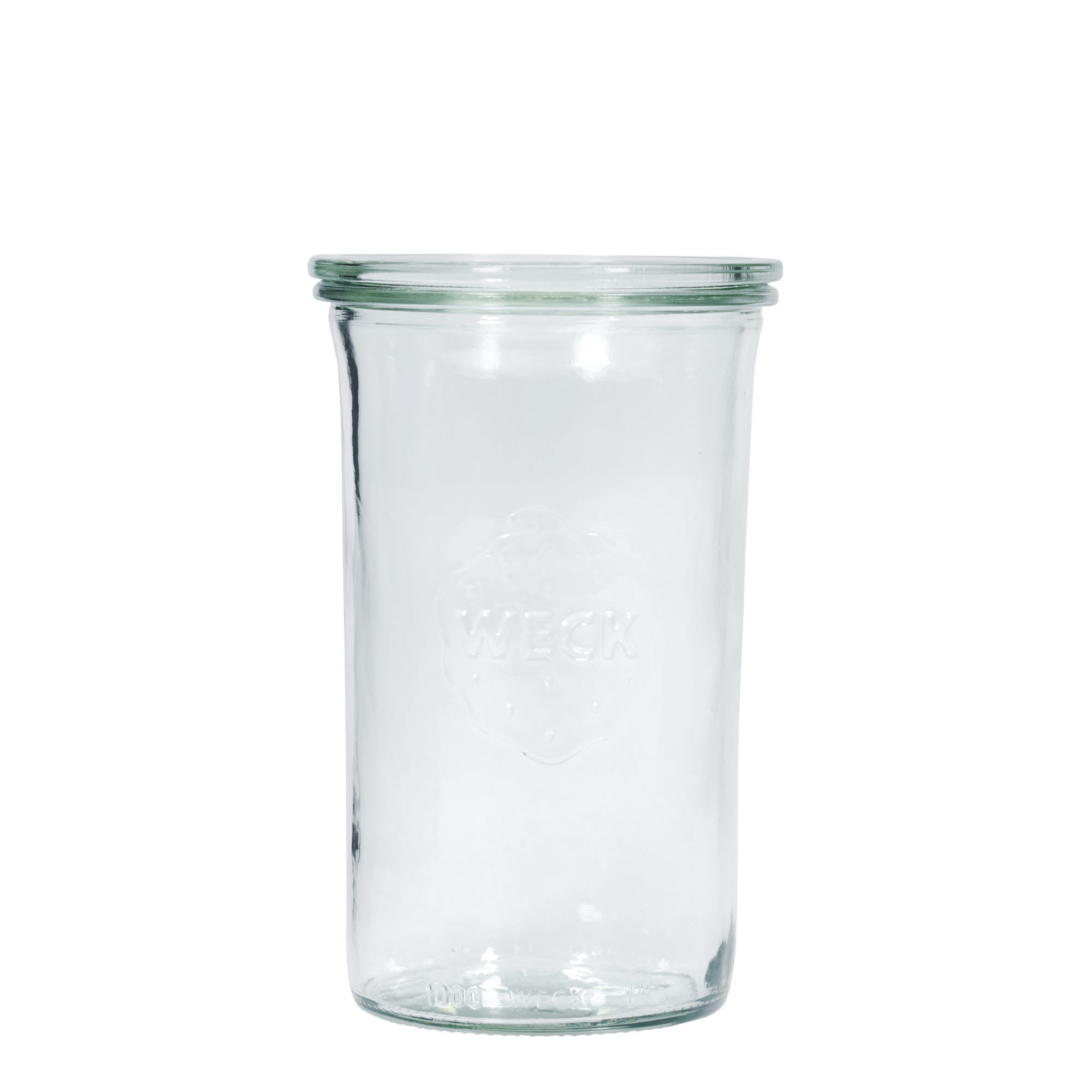 WECK staklenka sa poklopcem 1.000 ml, otvor: Okrugli rub