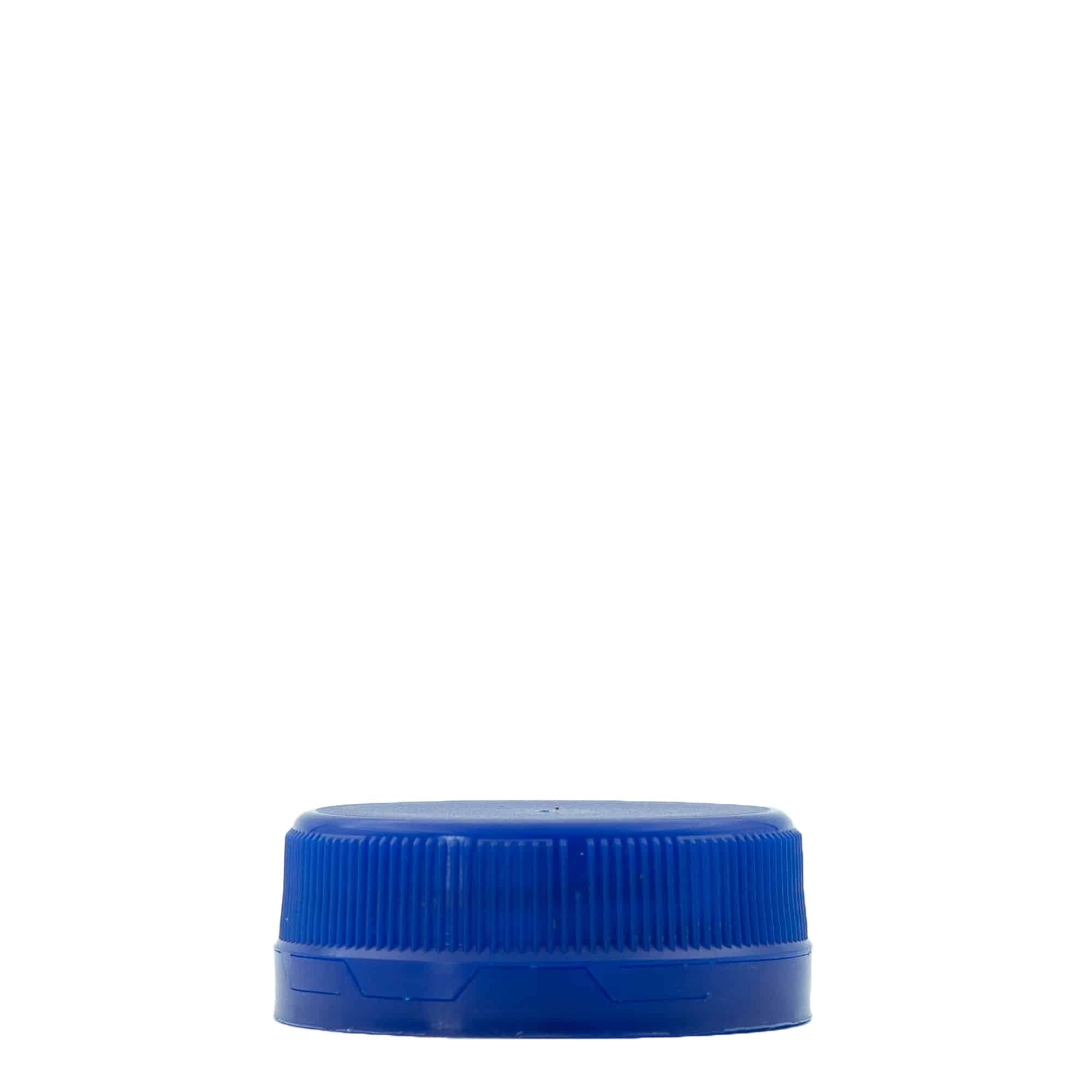 Navojni zatvarač sa dvostrukim navojem, PE plastika, plava, za otvor: PET 38 mm Navojni zatvarač sa dvostrukim navojem, PE plastika, plava, za otvor: PET 38 mm