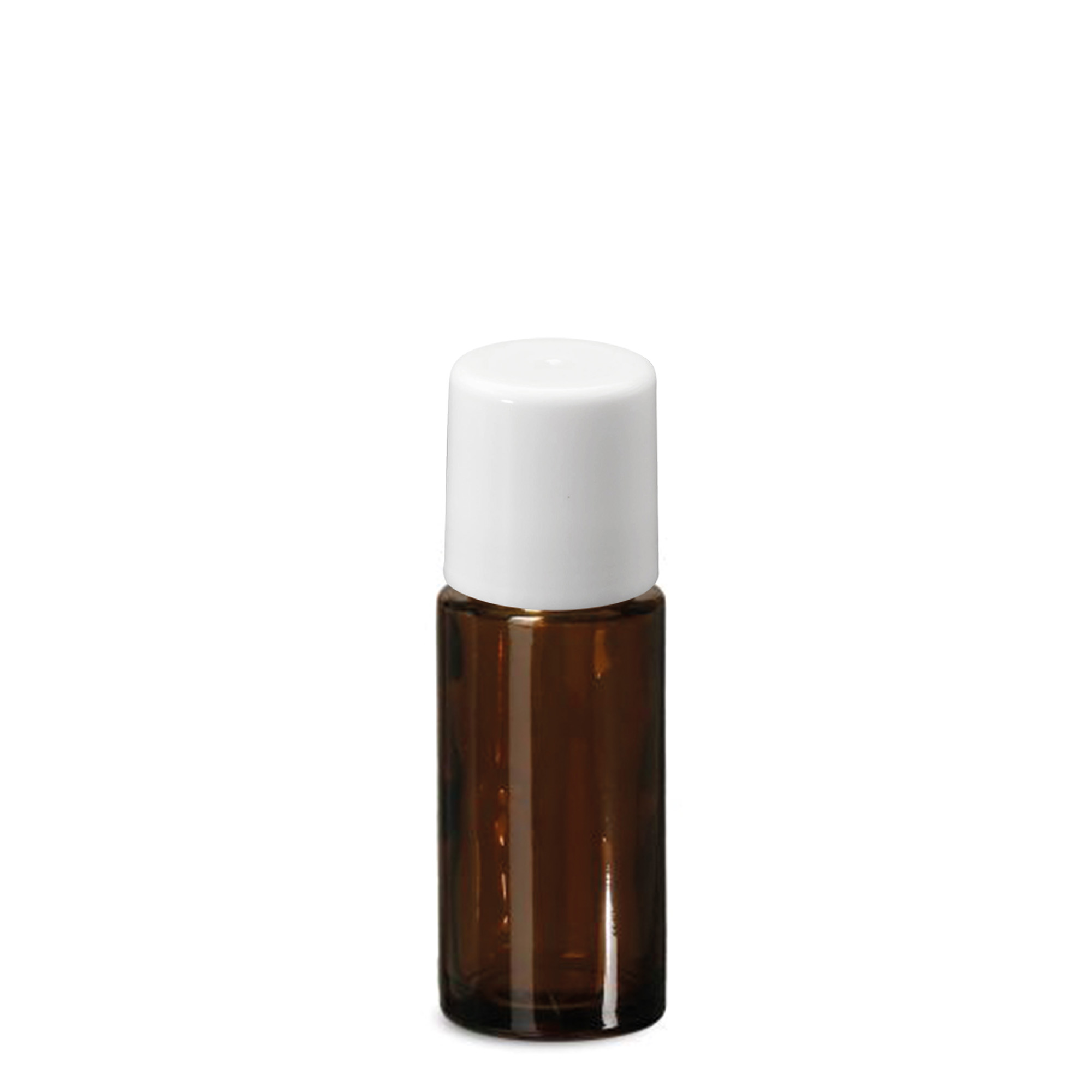 50 ml roll-on boca, staklo, smeđa, otvor: zatvarač na navoj