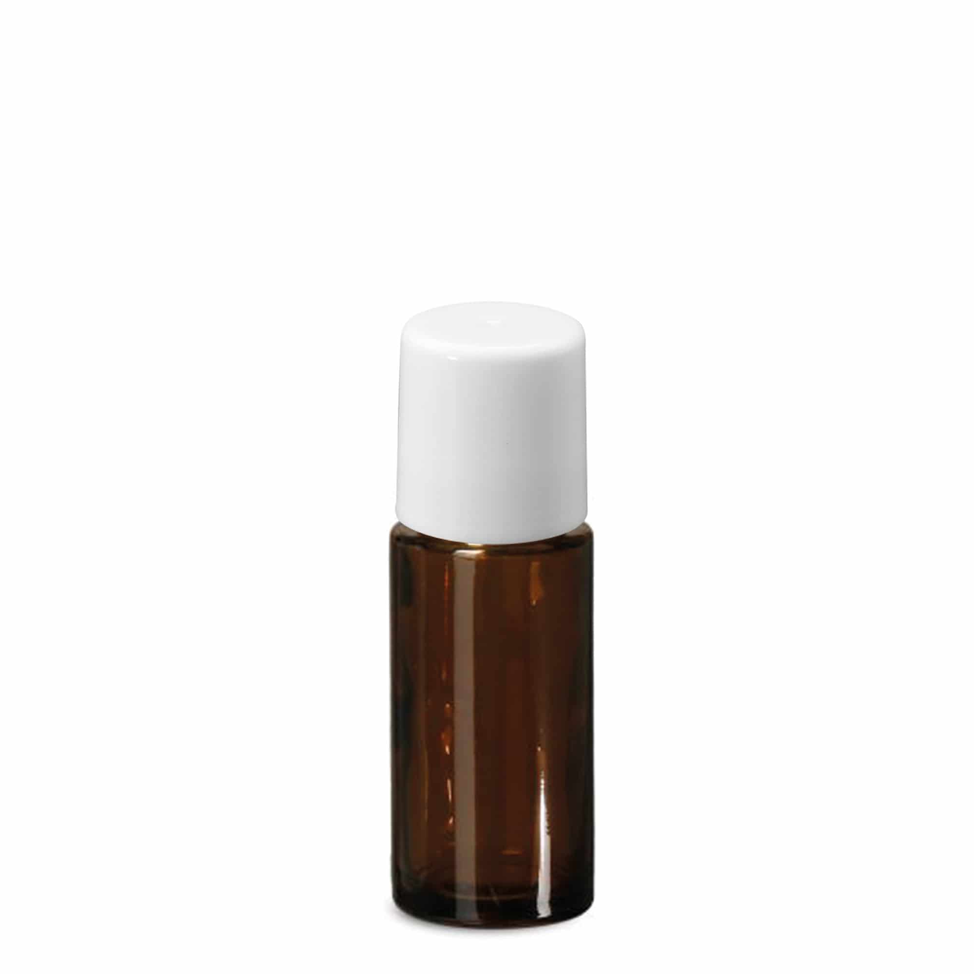 50 ml roll-on boca, staklo, smeđa, otvor: zatvarač na navoj