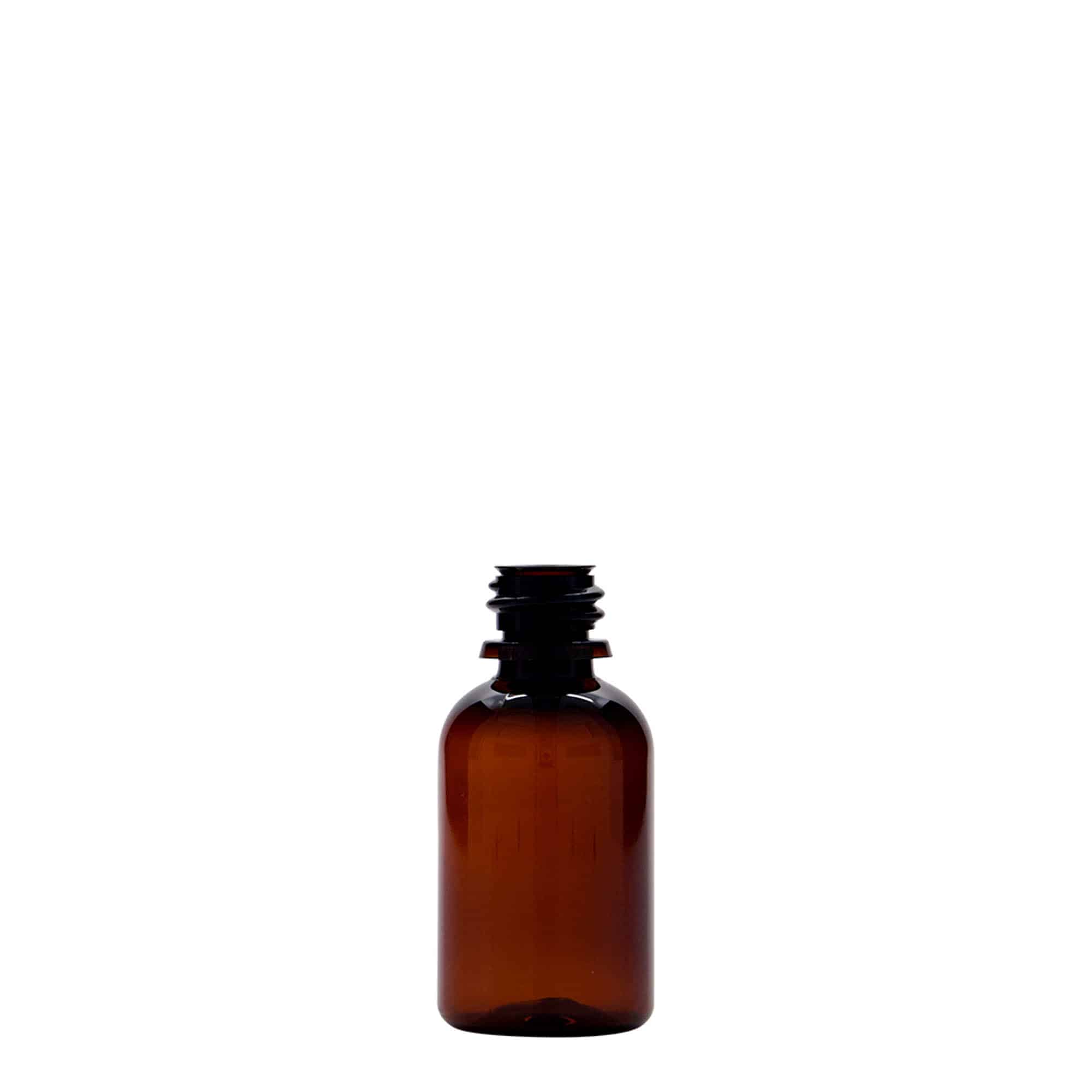 PET medicinska flaša 30 ml 'Easy Living', smeđa, plastika, otvor: DIN 18 PET medicinska flaša 30 ml 'Easy Living', smeđa, plastika, otvor: DIN 18