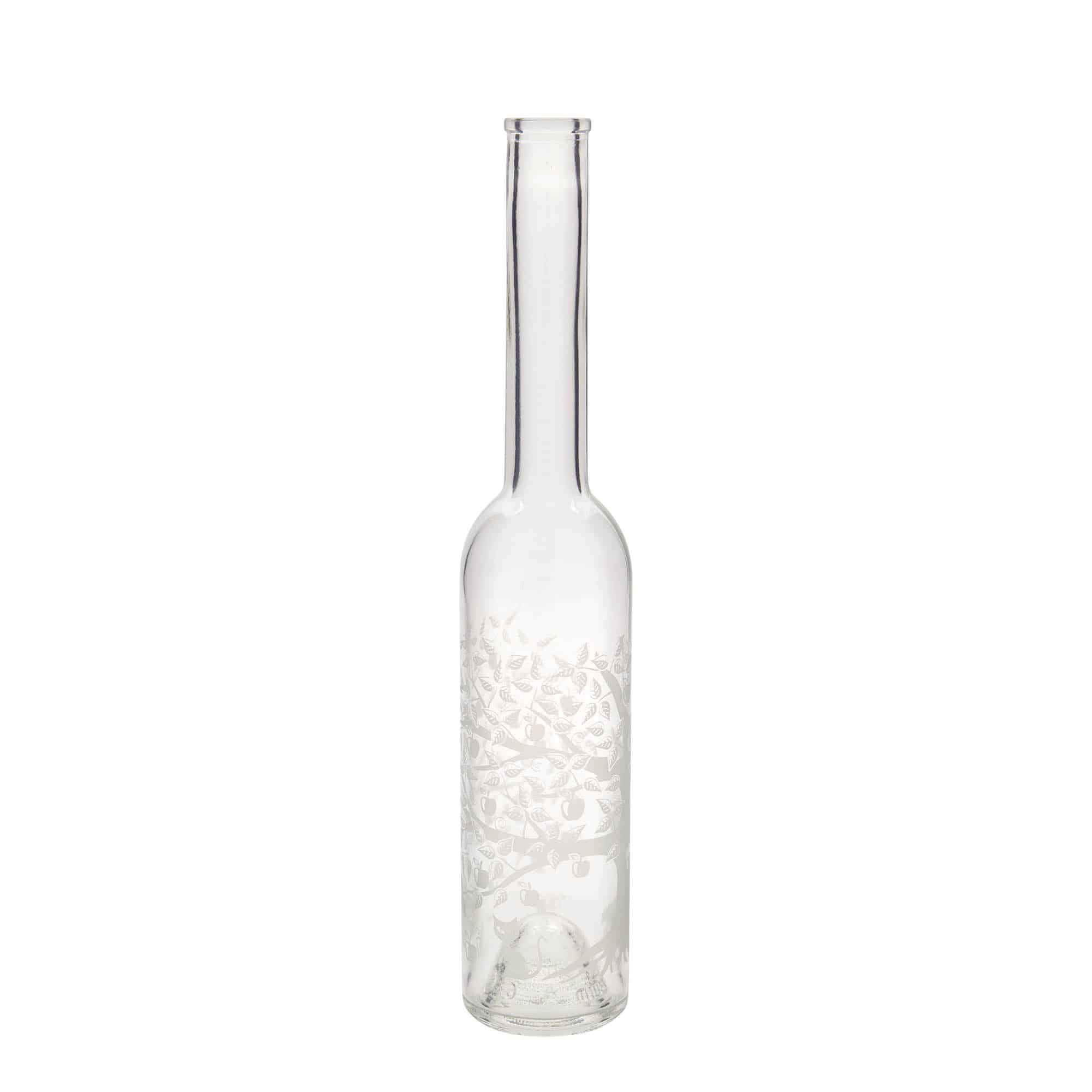 Staklena flaša 350 ml 'Opera', motiv: Stablo jabuke, otvor: Pluto Staklena flaša 350 ml 'Opera', motiv: Stablo jabuke, otvor: Pluto