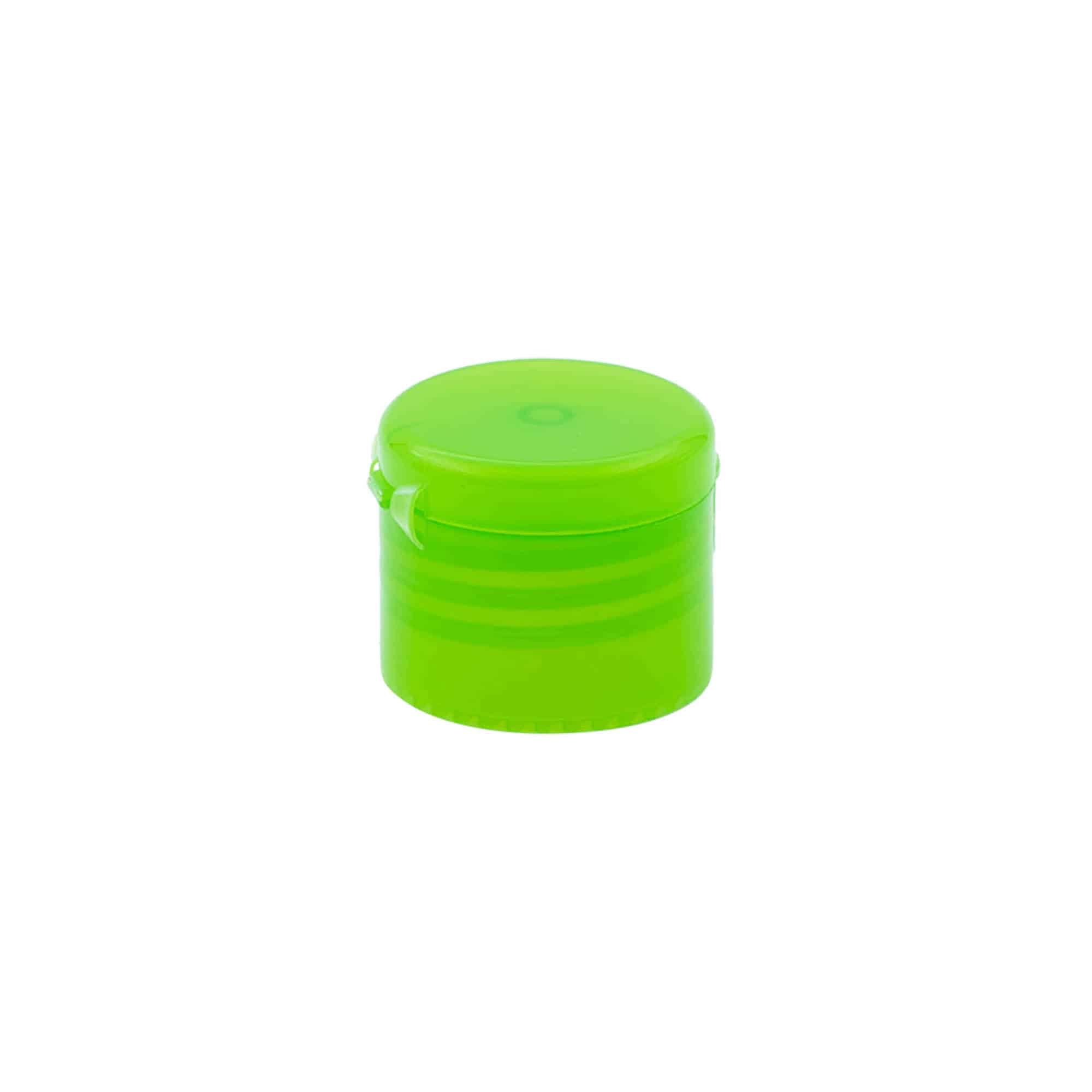 Navojni zatvarač sa preklopom, PP plastika, siva, za otvor: 24/410 Navojni zatvarač sa preklopom, PP plastika, siva, za otvor: 24/410