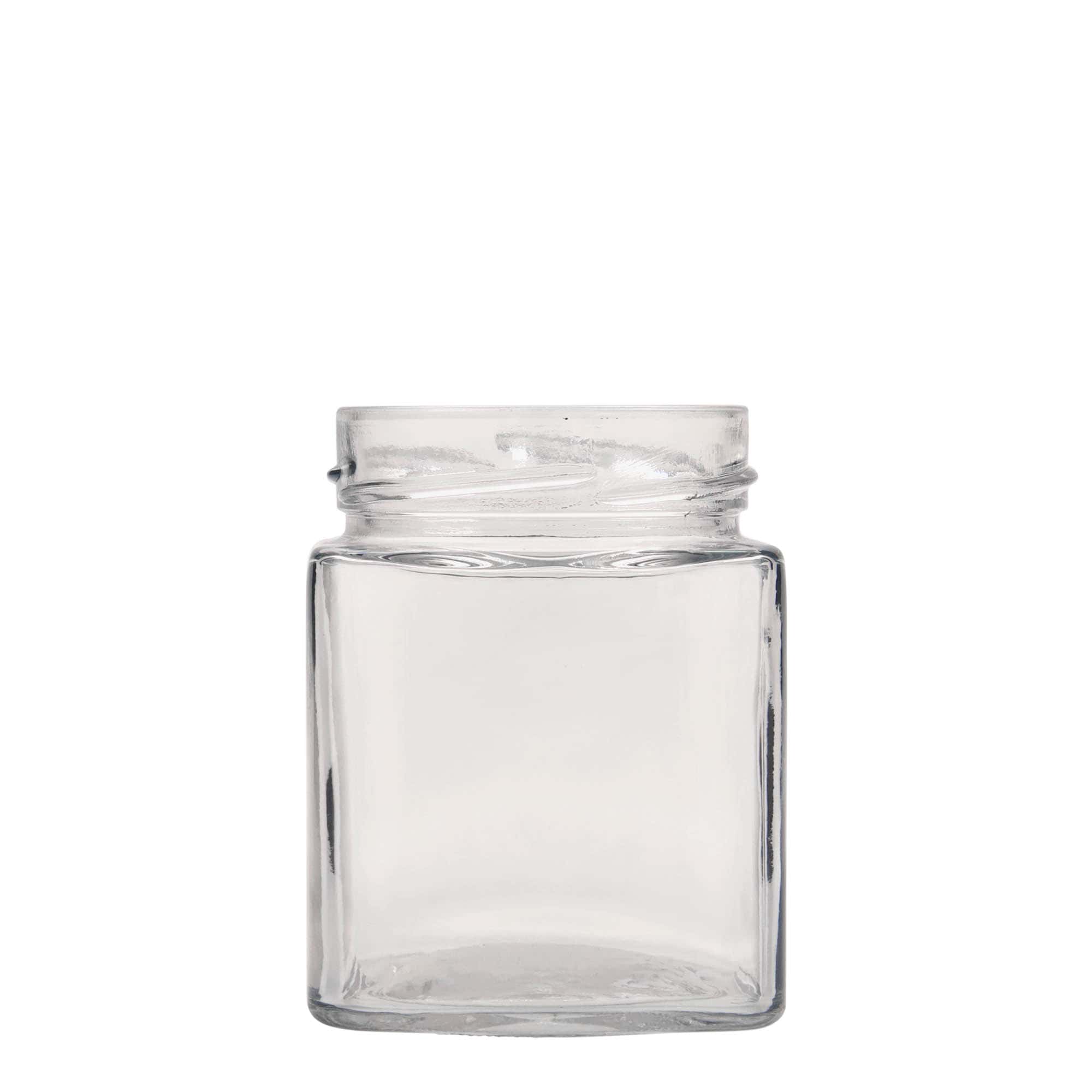 Četverougla staklenka 314 ml 'Ikarus', otvor: Deep-Twist-Off (DTO 70)