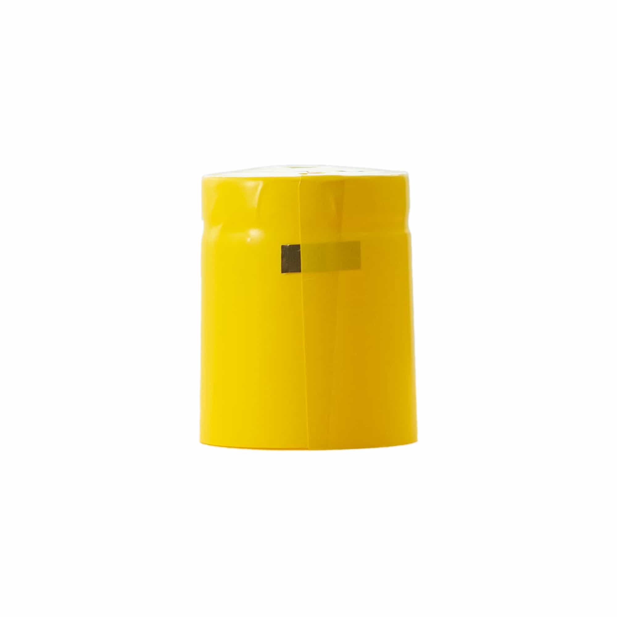 Kapica za flaše 32x41, PVC plastika, žuta Kapica za flaše 32x41, PVC plastika, žuta