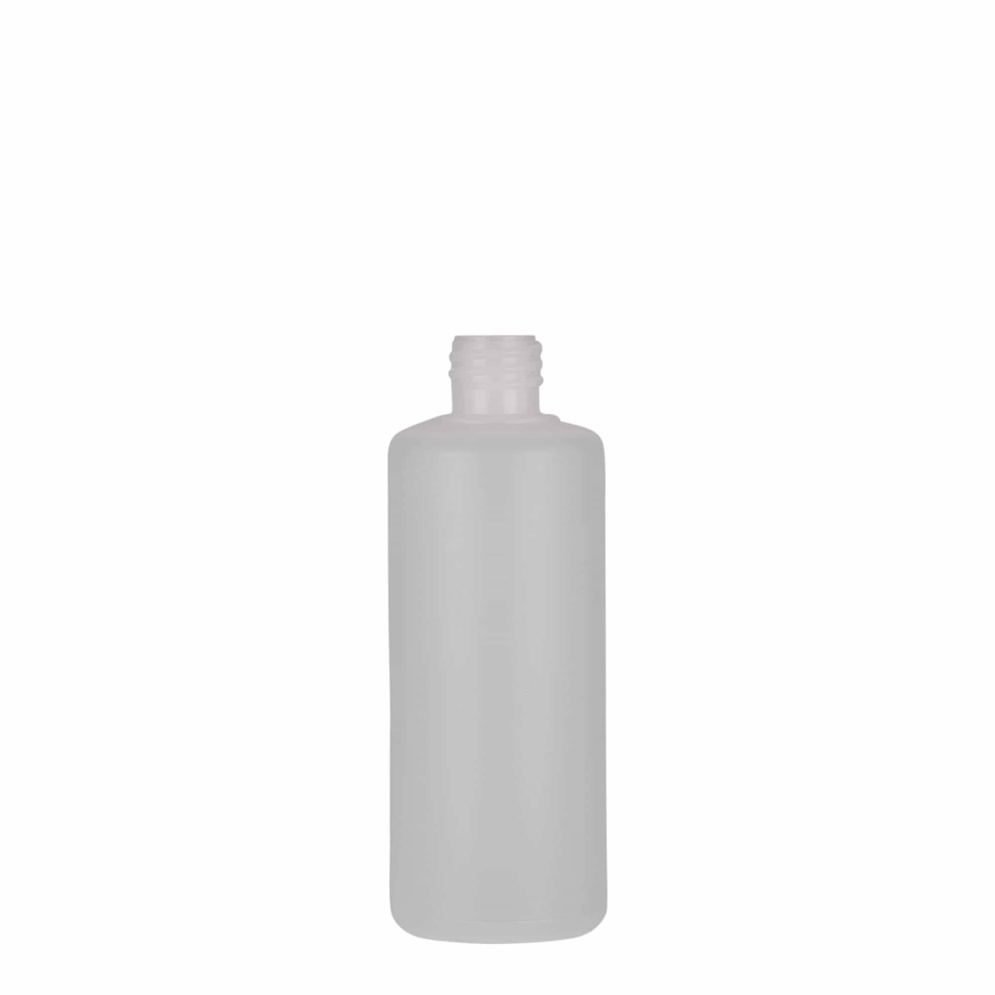 100 ml okrugla bočica, PE-plastika, prirodna, otvor: zatvarač sa navojem