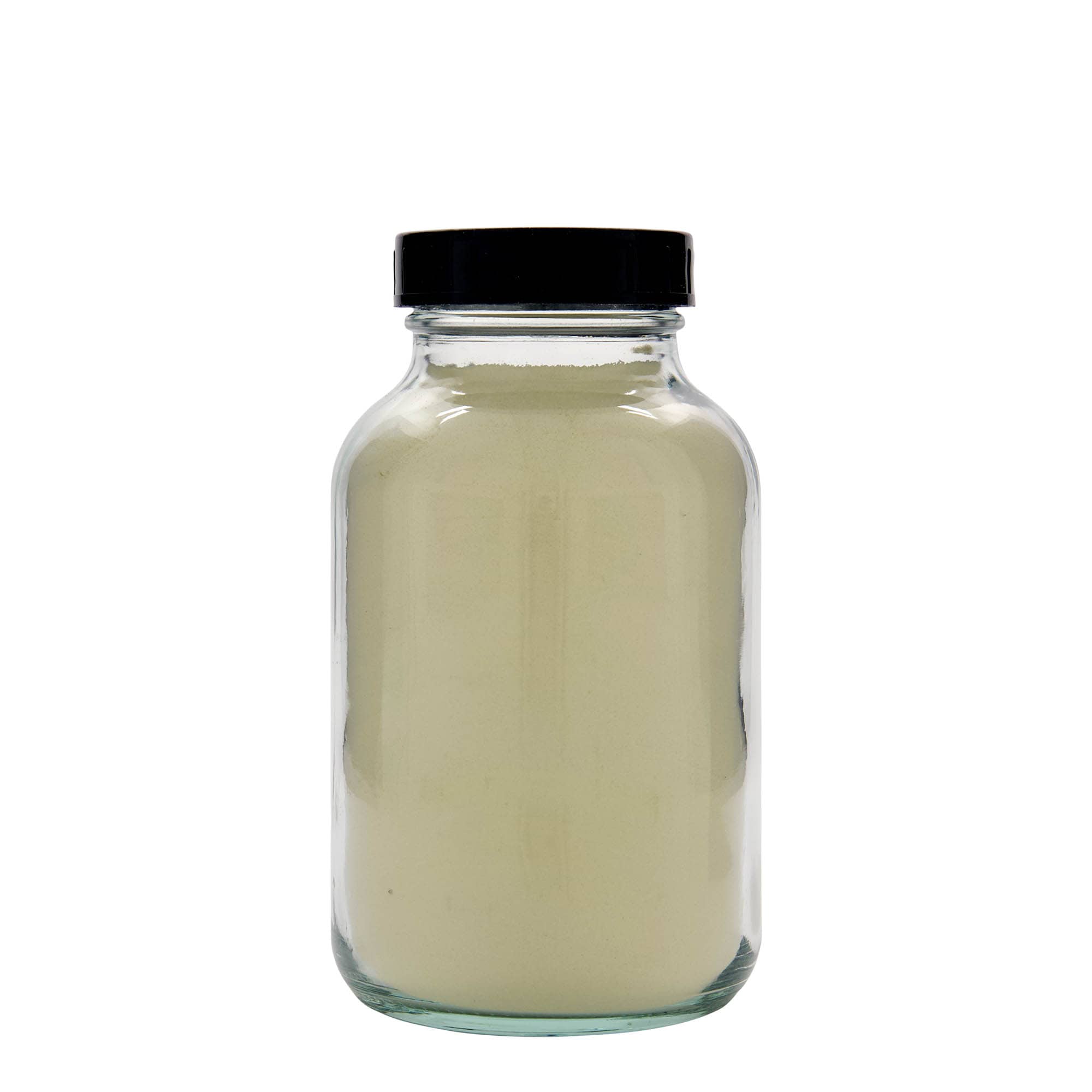 1.000 ml staklena boca širokog grla, otvor: DIN 68