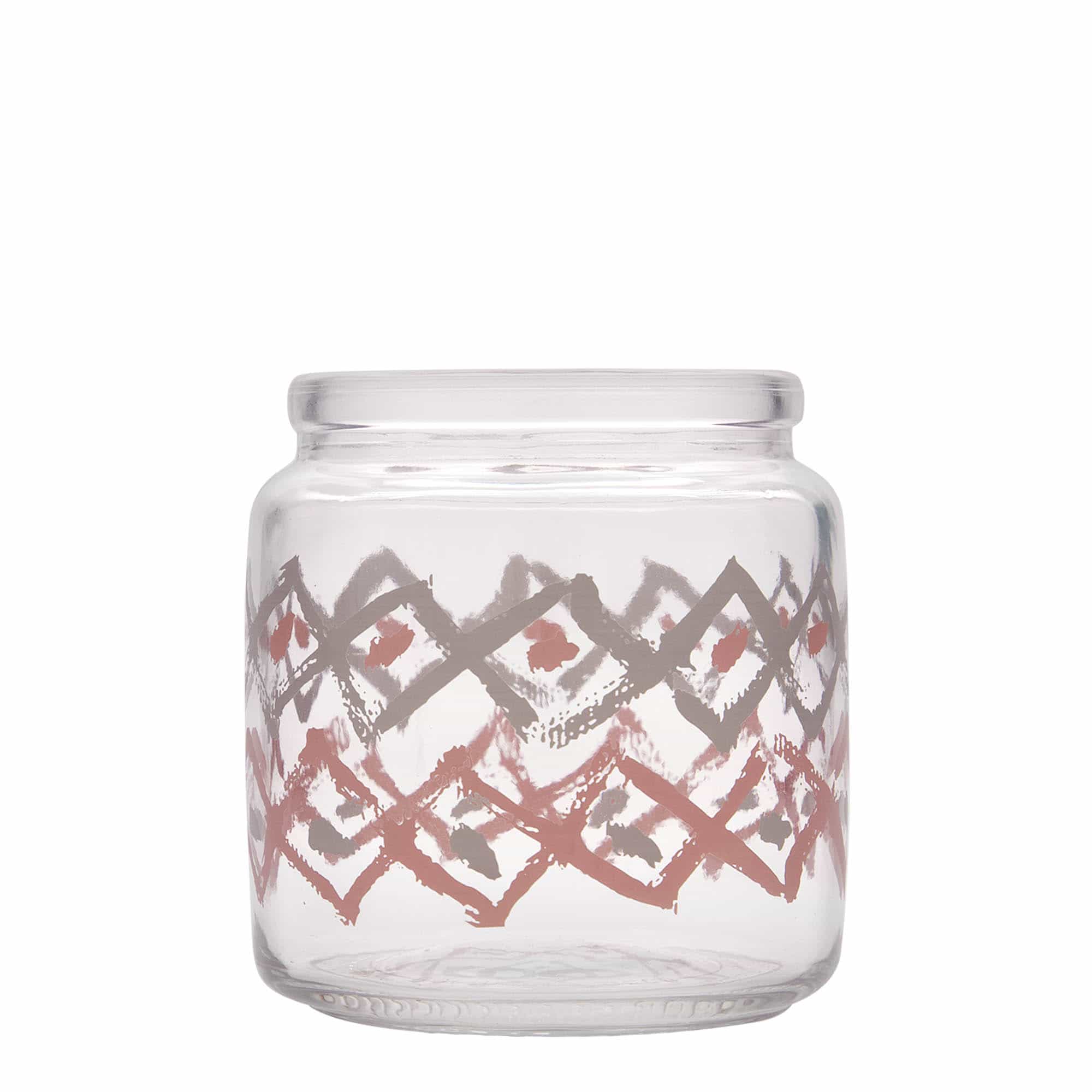 750 ml staklena boca sa plutenim čepom 'Giara', motiv: Manolibera rosa, otvor: pluteni čep