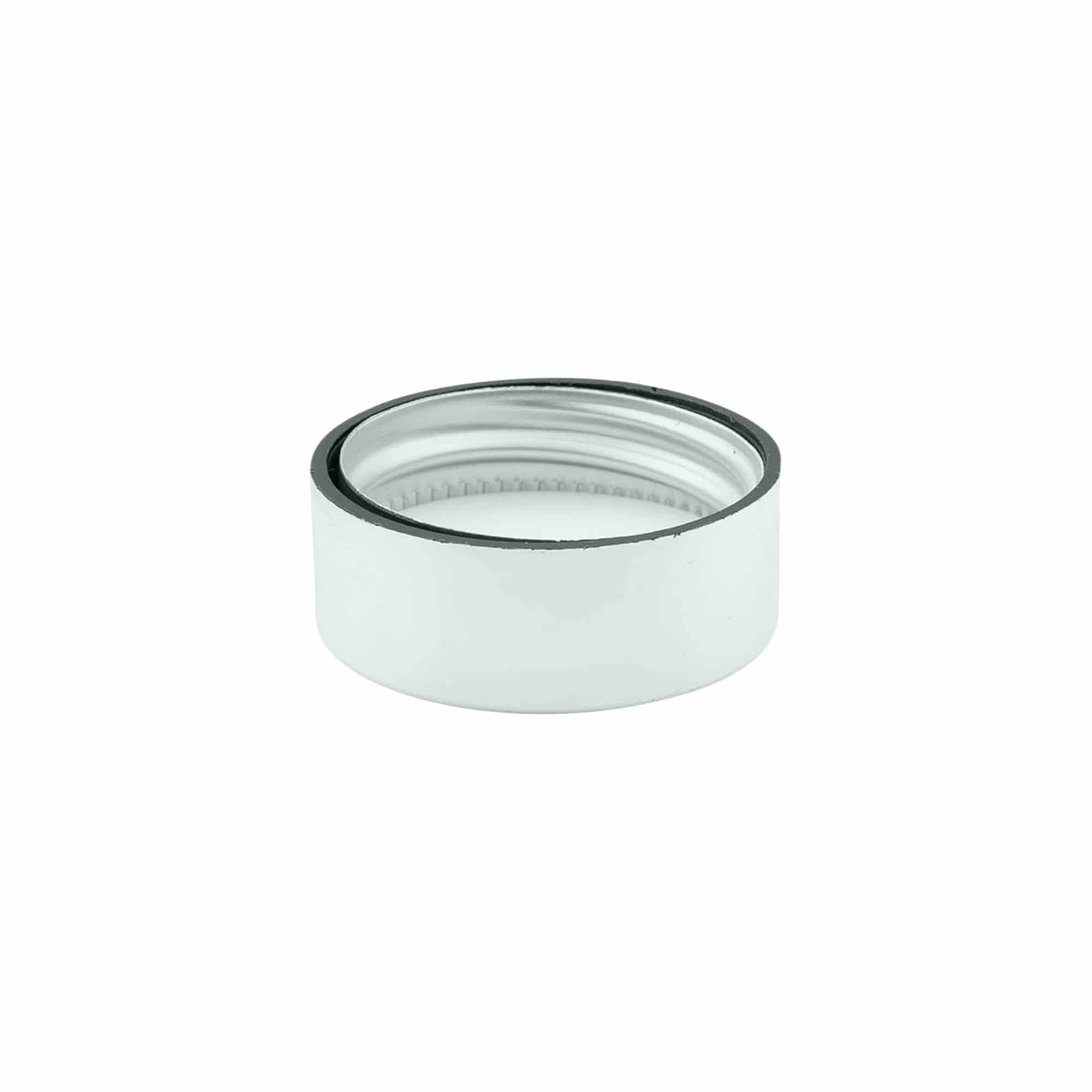 Navojni zatvarač, ABS plastika, srebrna, za otvor: GPI 33/400