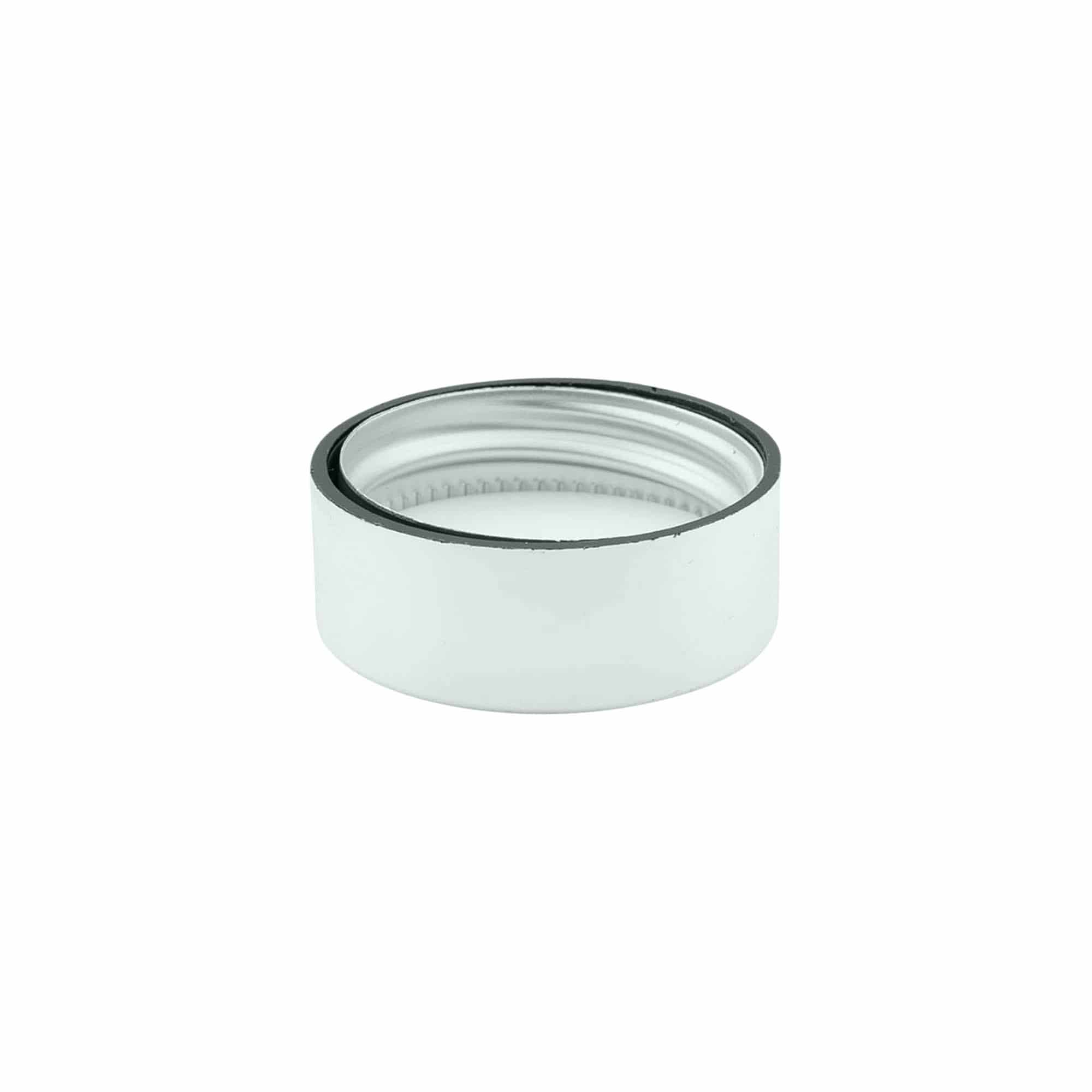 Zatvarač sa navojem, ABS plastika, srebrne boje, za otvor: GPI 33/400