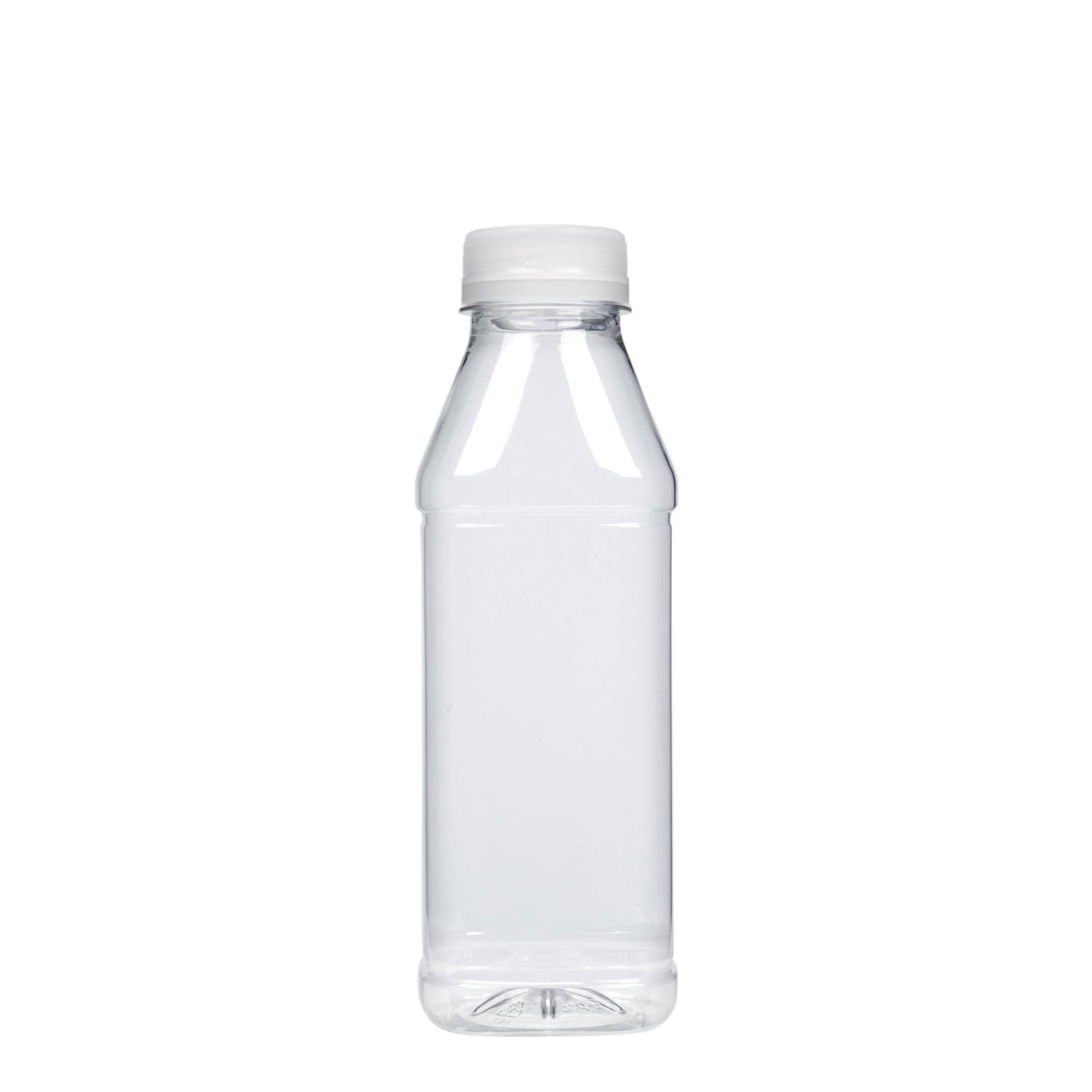 500 ml PET-boca 'Milk and Juice Carré', kvadratna, plastika, grlo: 38 mm