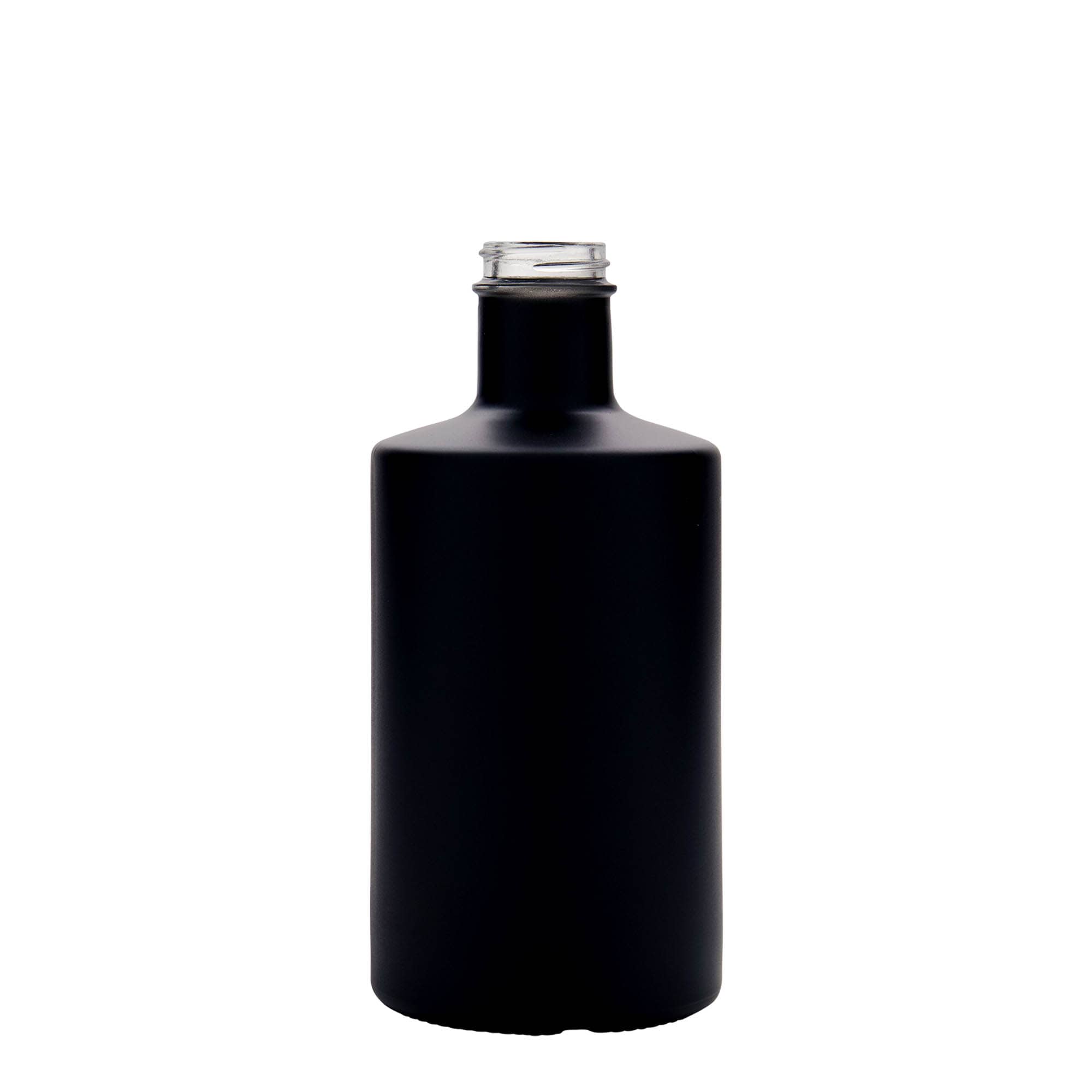 Staklena flaša 500 ml 'Caroline', crna, otvor: GPI 33 Staklena flaša 500 ml 'Caroline', crna, otvor: GPI 33