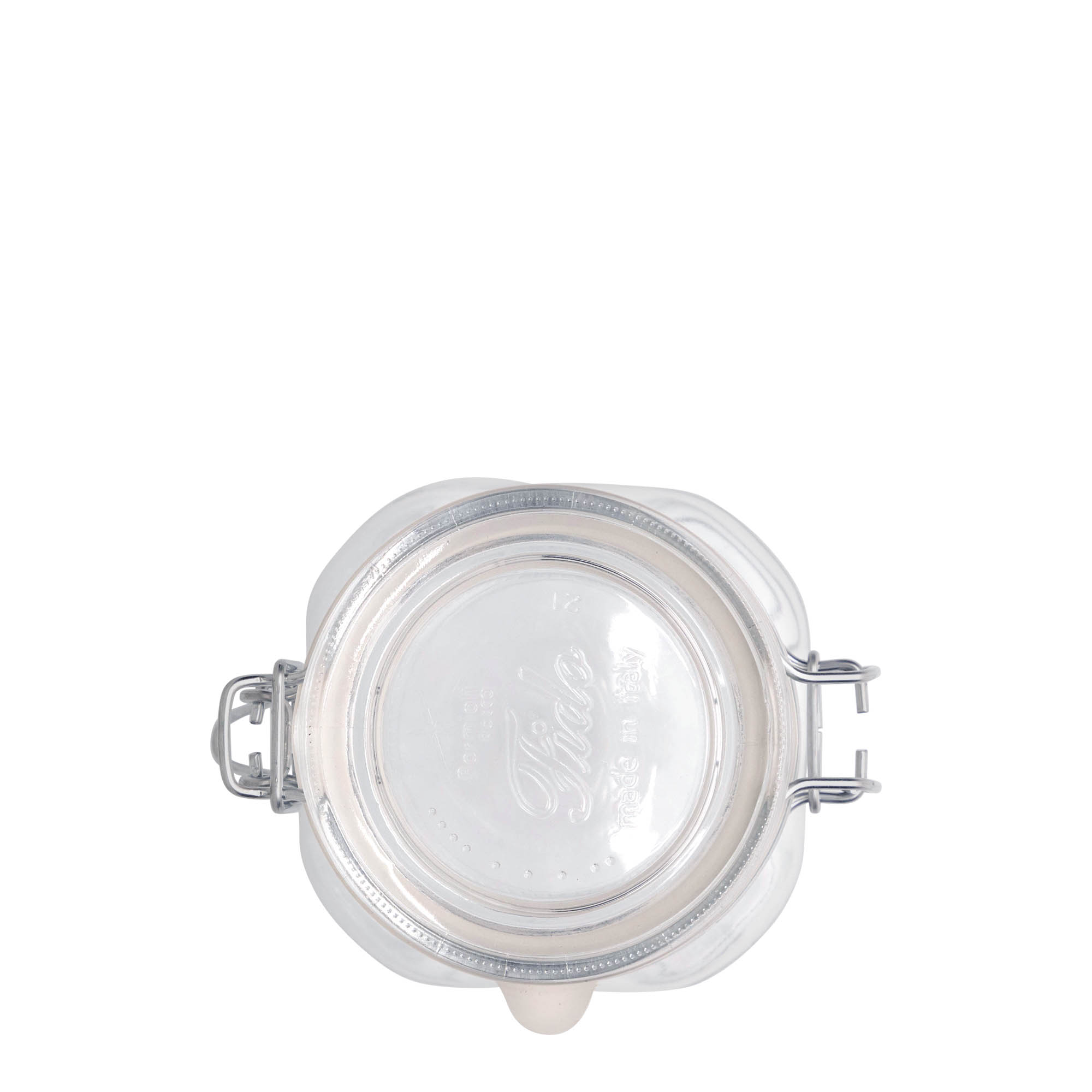 500 ml staklena tegla sa žičanim zatvaračem 'Fido', kvadratna, otvor: žični zatvarač 500 ml staklena tegla sa žičanim zatvaračem 'Fido', kvadratna, otvor: žični zatvarač