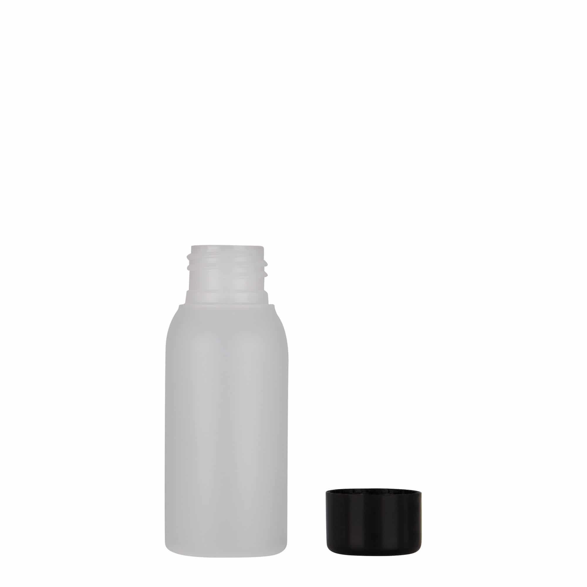 Plastična flaša 50 ml 'Tuffy', HDPE, prirodna, otvor: GPI 24/410