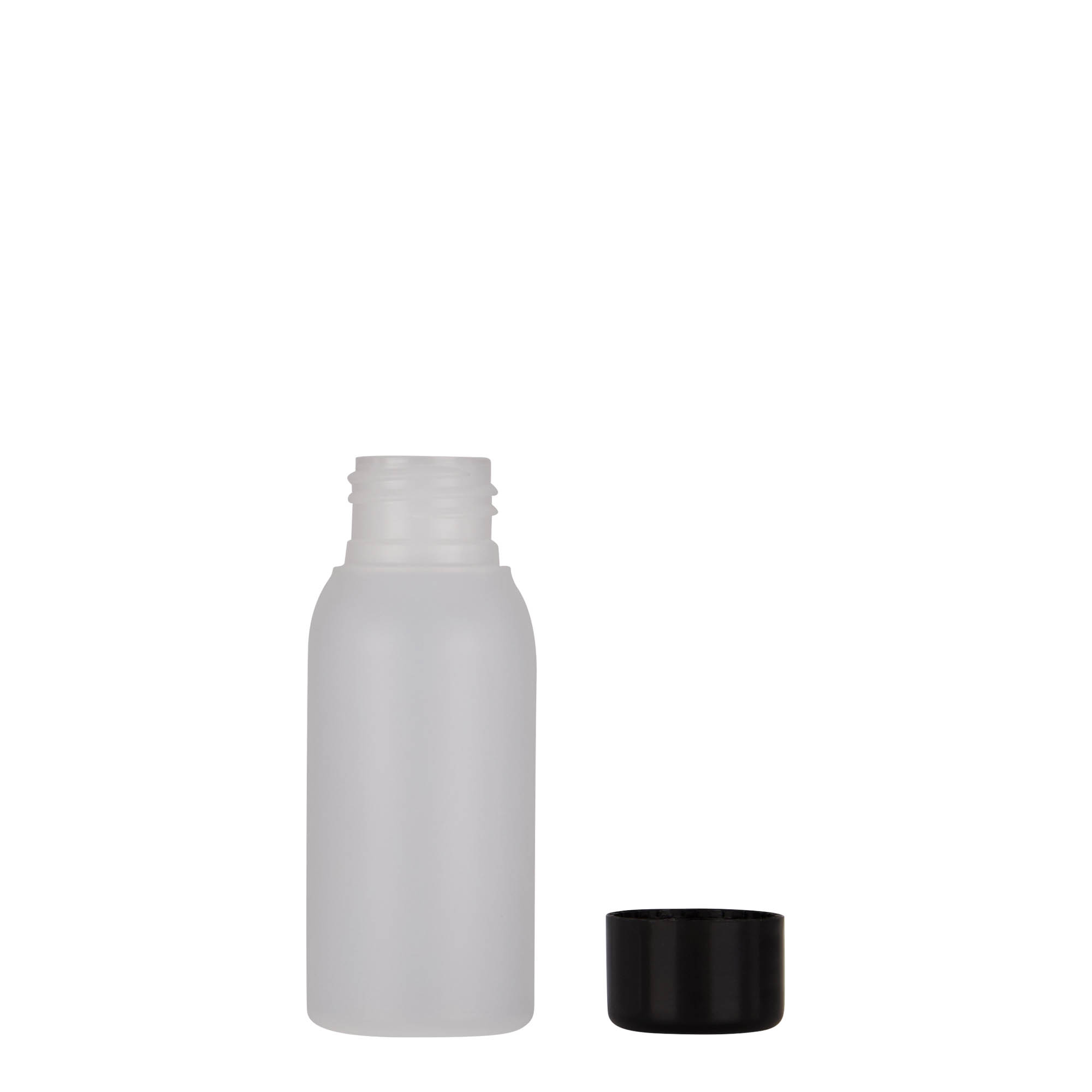 50 ml plastična boca 'Tuffy', HDPE, prirodna boja, grlo: 24/410