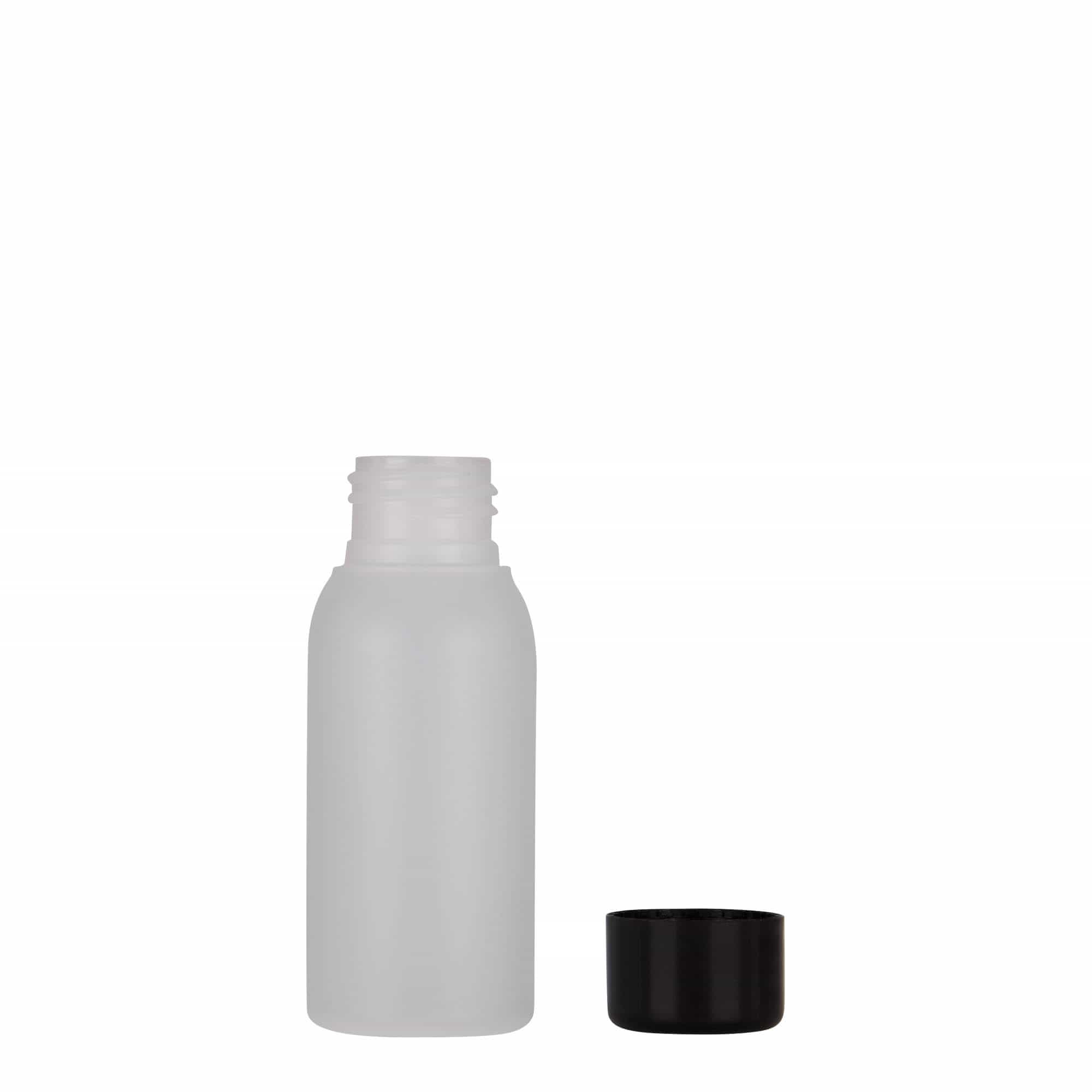 50 ml plastična boca „Tuffy“, HDPE, prirodna boja, grlo: 24/410