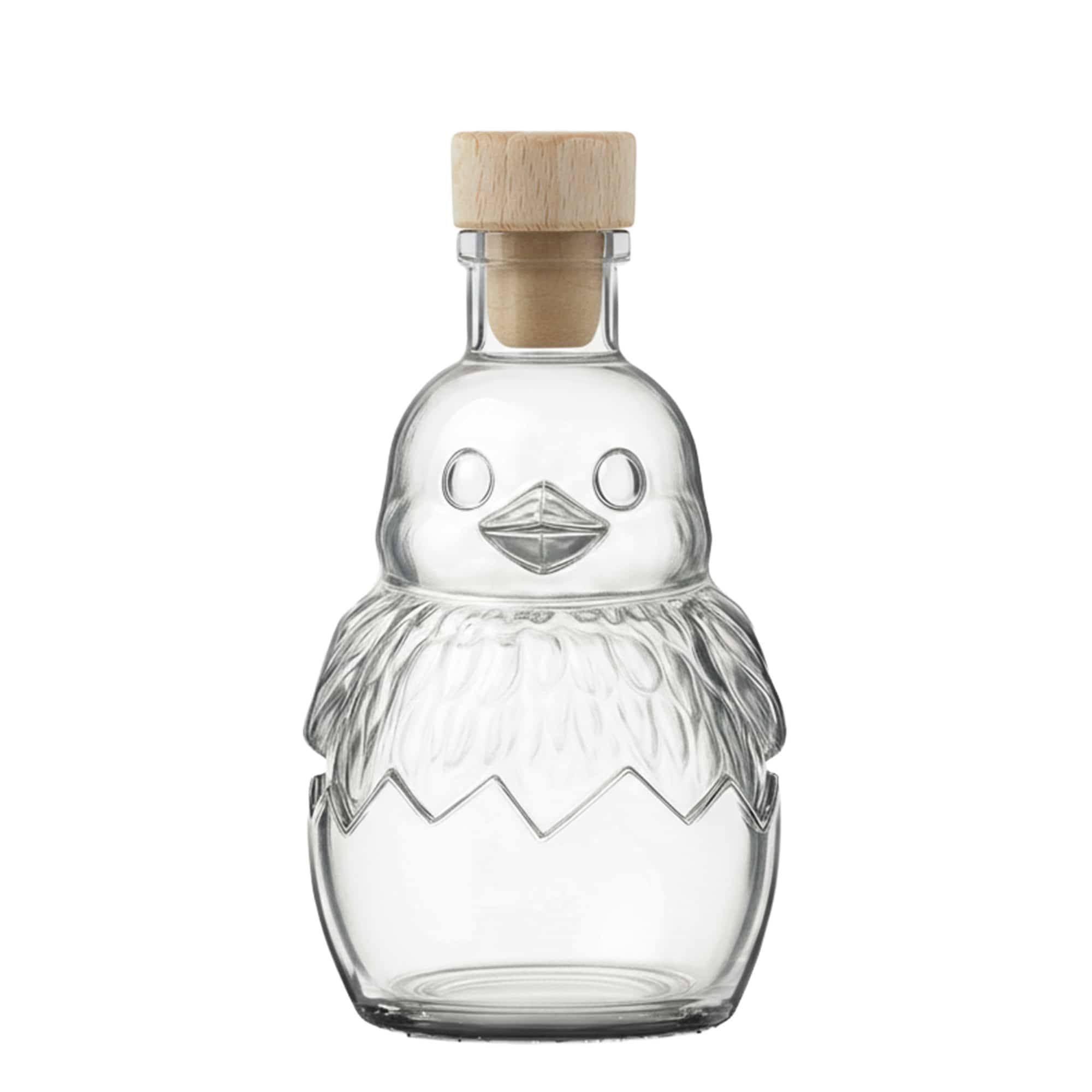 200 ml staklena boca „Pilić“, grlo: čep