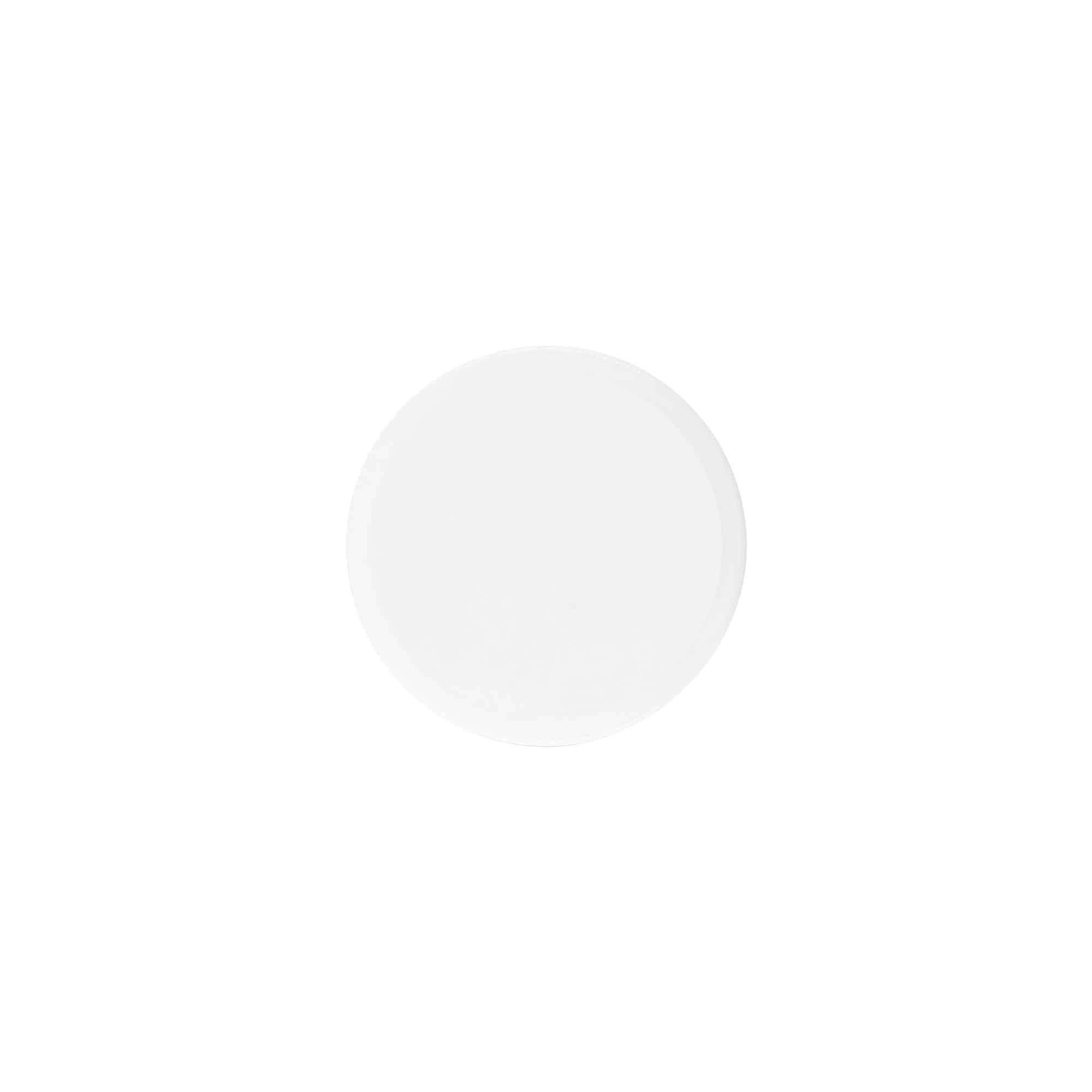 Zatvarač na navoj 'White Line' 60ml, PP-plastika, bijeli