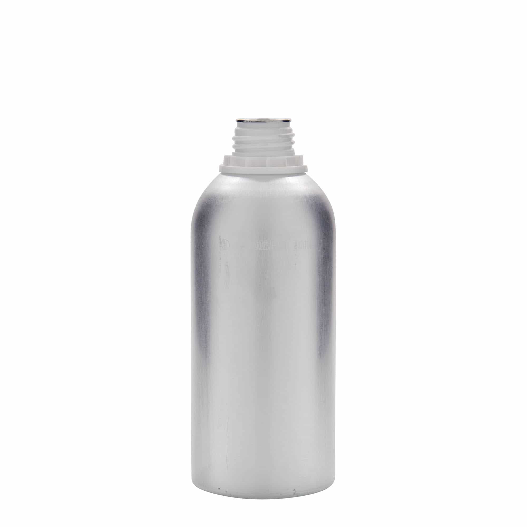 Aluminijumska flaša 625 ml, metal, srebrna, otvor: DIN 32