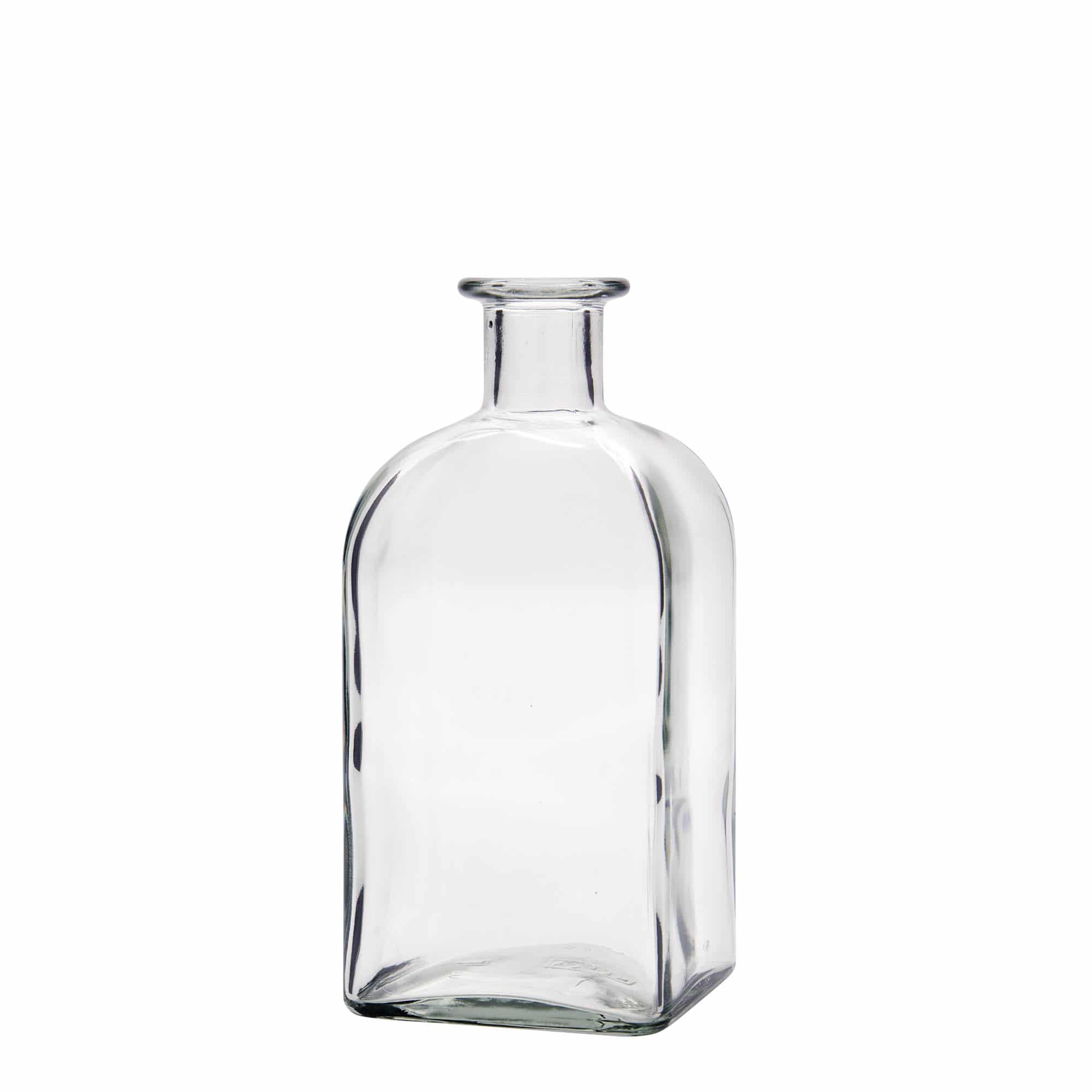 Apotekarska flaša 500 ml Carré, četvrtasto, otvor: Pluto