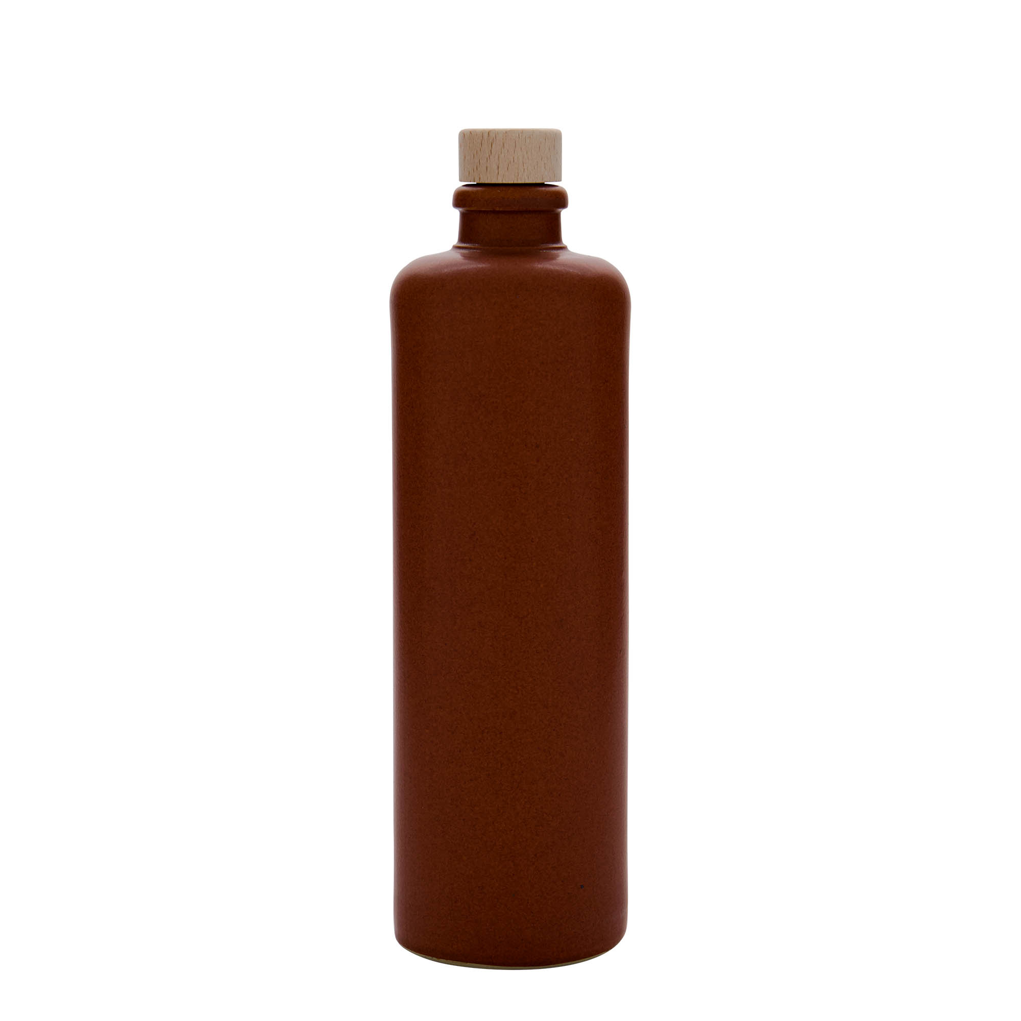 500 ml glineni vrč, kamenina, crveno-smeđi, otvor: čep 500 ml glineni vrč, kamenina, crveno-smeđi, otvor: čep