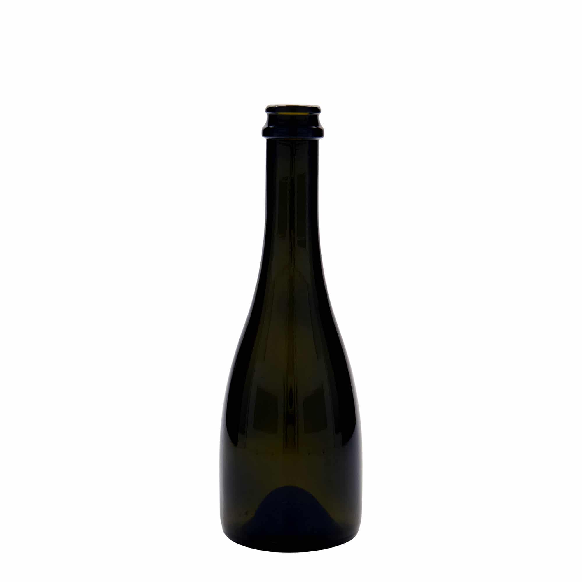 Flaša za pivo/pjenušac 330 ml 'Tosca', staklo, antikno zelena, otvor: Krunski čep Flaša za pivo/pjenušac 330 ml 'Tosca', staklo, antikno zelena, otvor: Krunski čep