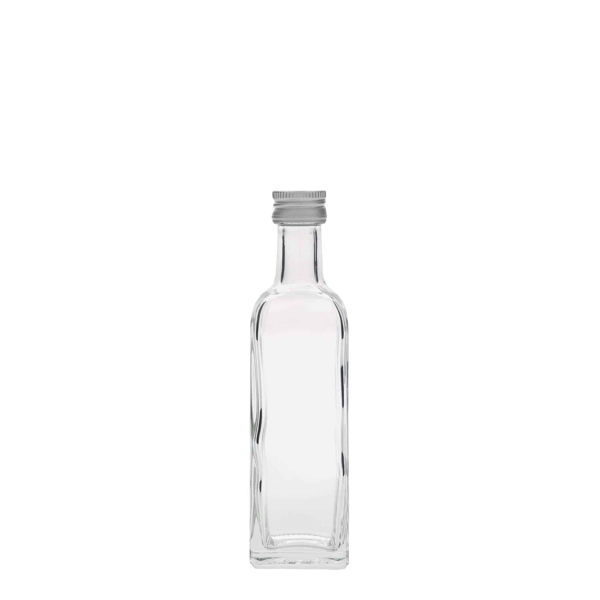 60 ml staklena boca 'Marasca', kvadratna, grlo: PP 18
