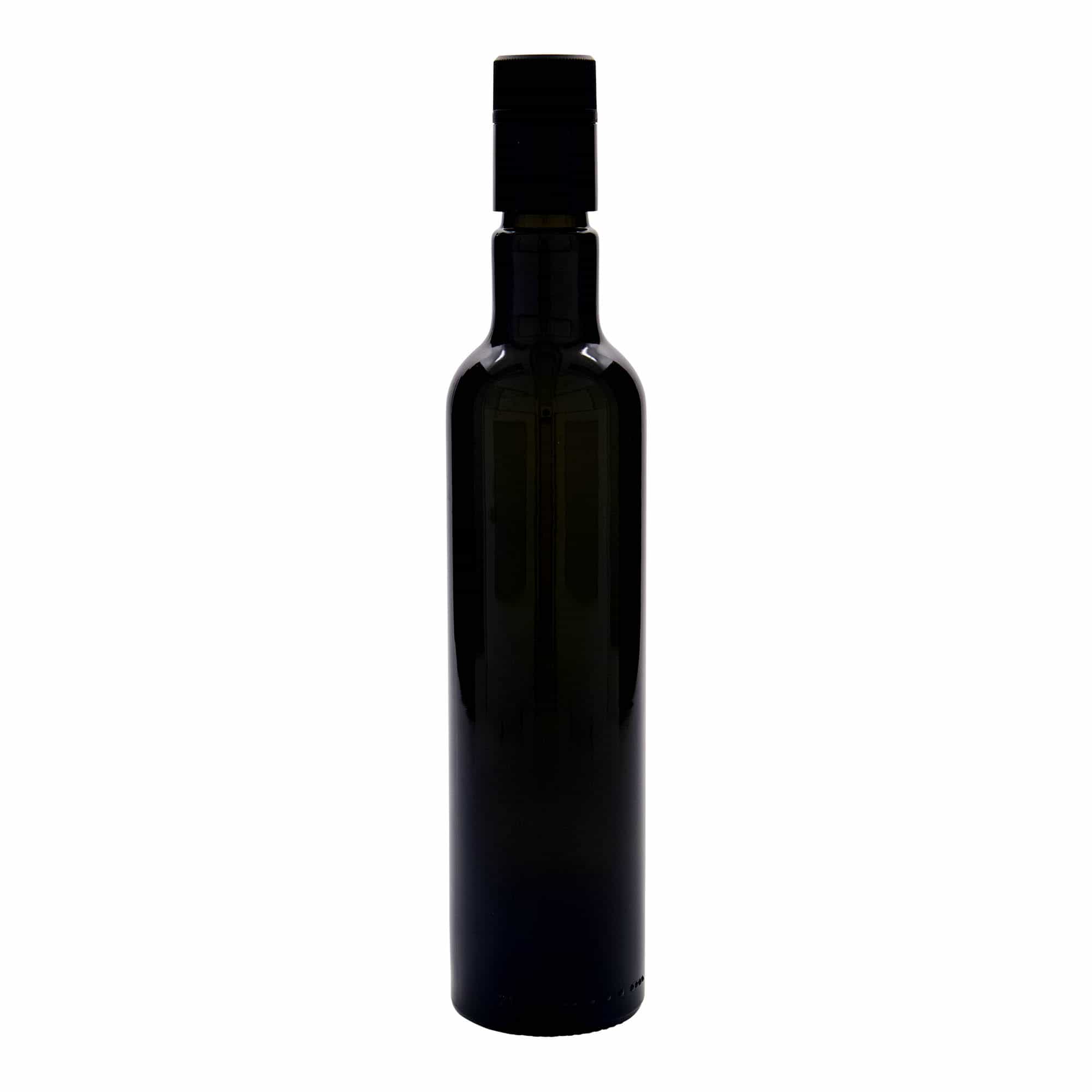 Flaša za sirće/ulje 500 ml 'Willy New', staklo, antikno zelena, otvor: DOP