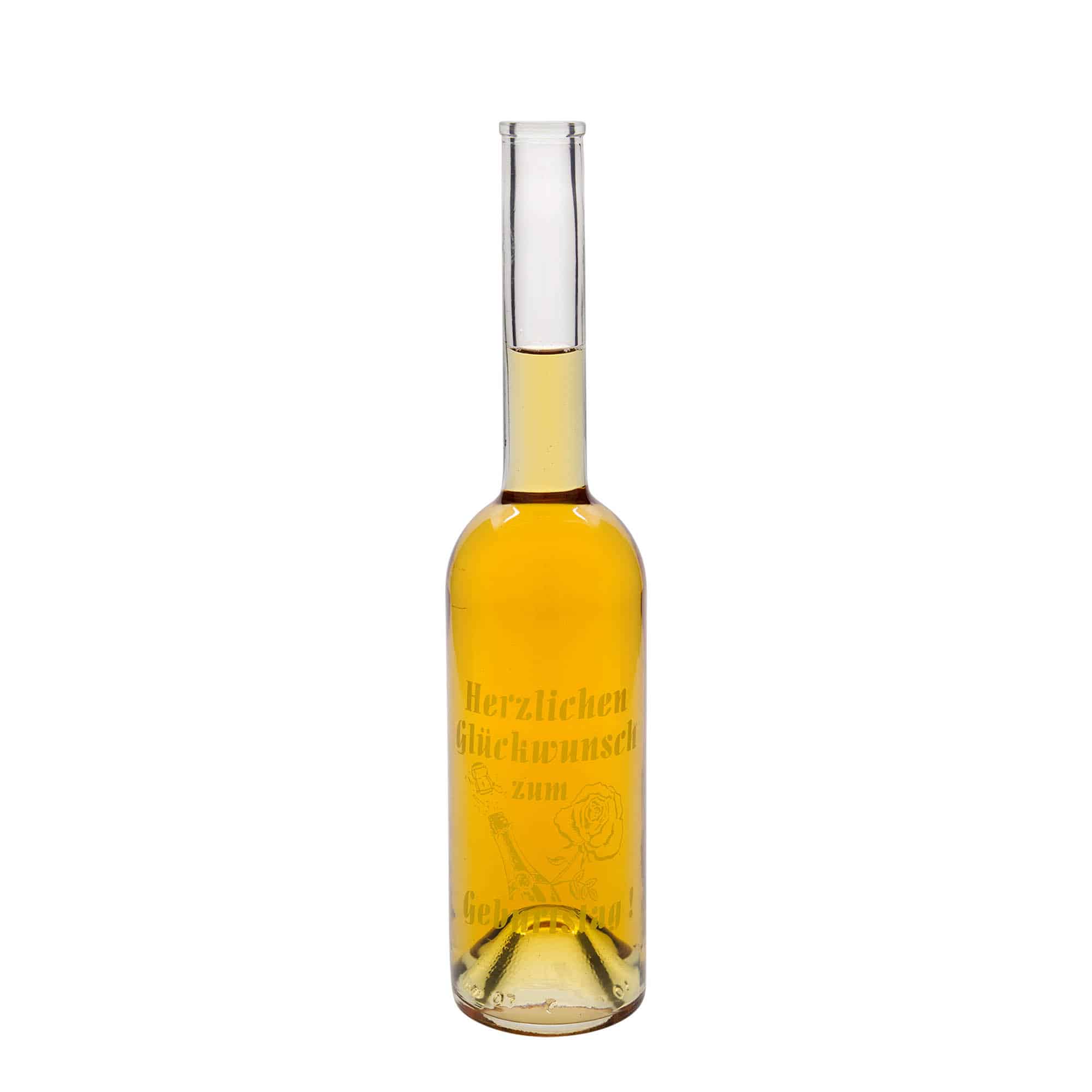 Staklena flaša 500 ml 'Opera', motiv: Apple, otvor: Pluto
