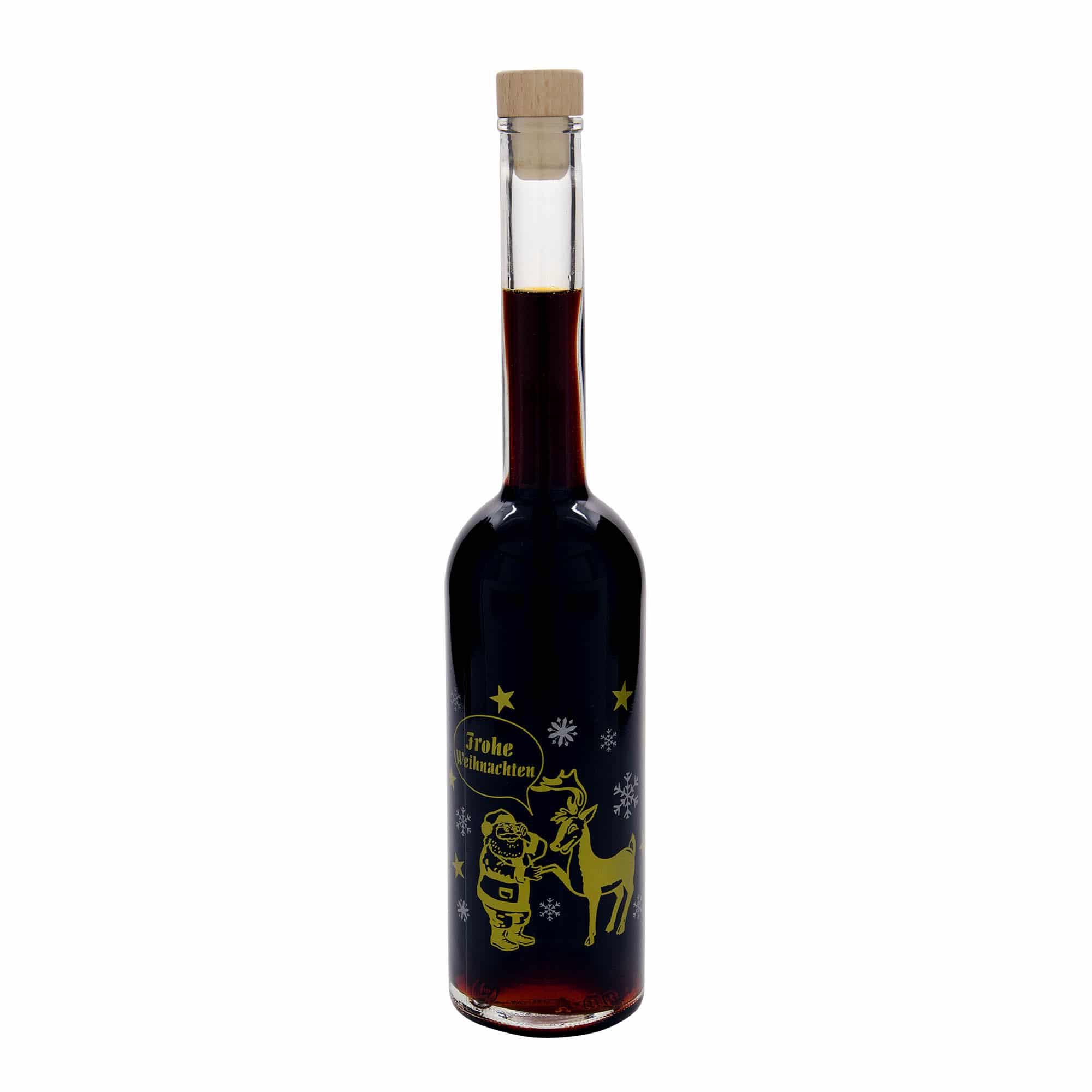 Staklena flaša 500 ml 'Opera', motiv: Vatromet, otvor: Pluto