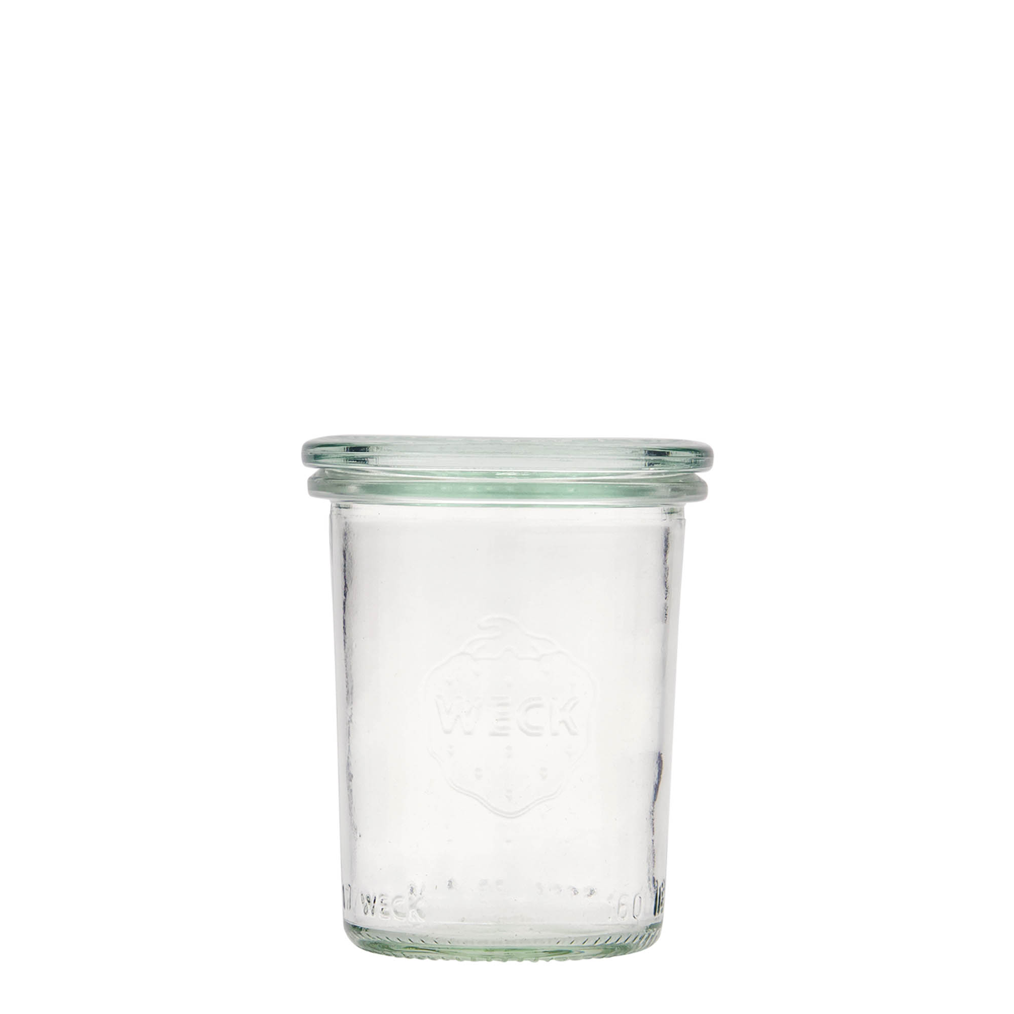 160 ml WECK-staklena tegla za okretanje, otvor: okrugli rub