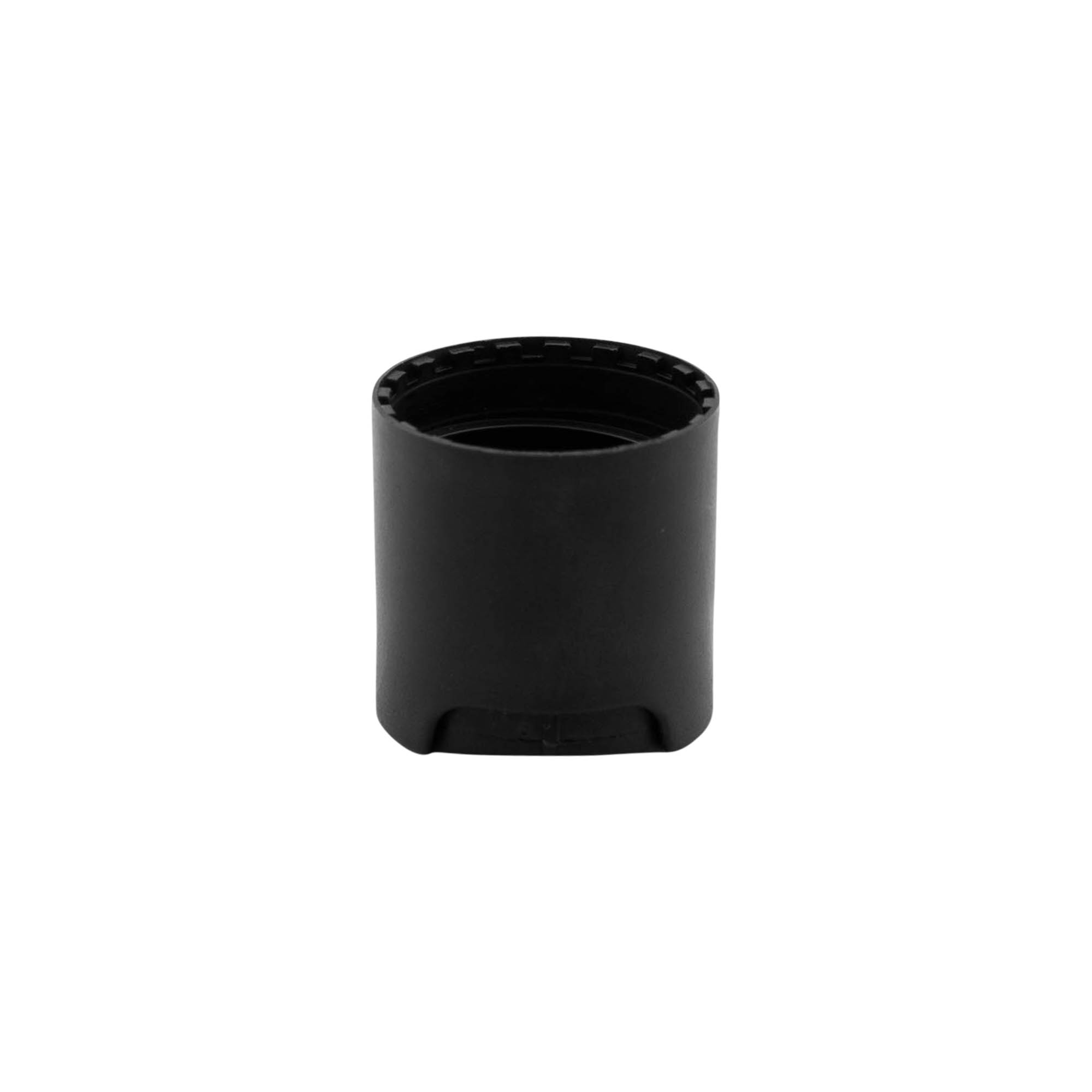 Navojni zatvarač Disc Top, PP plastika, crna, za otvor: 24/410