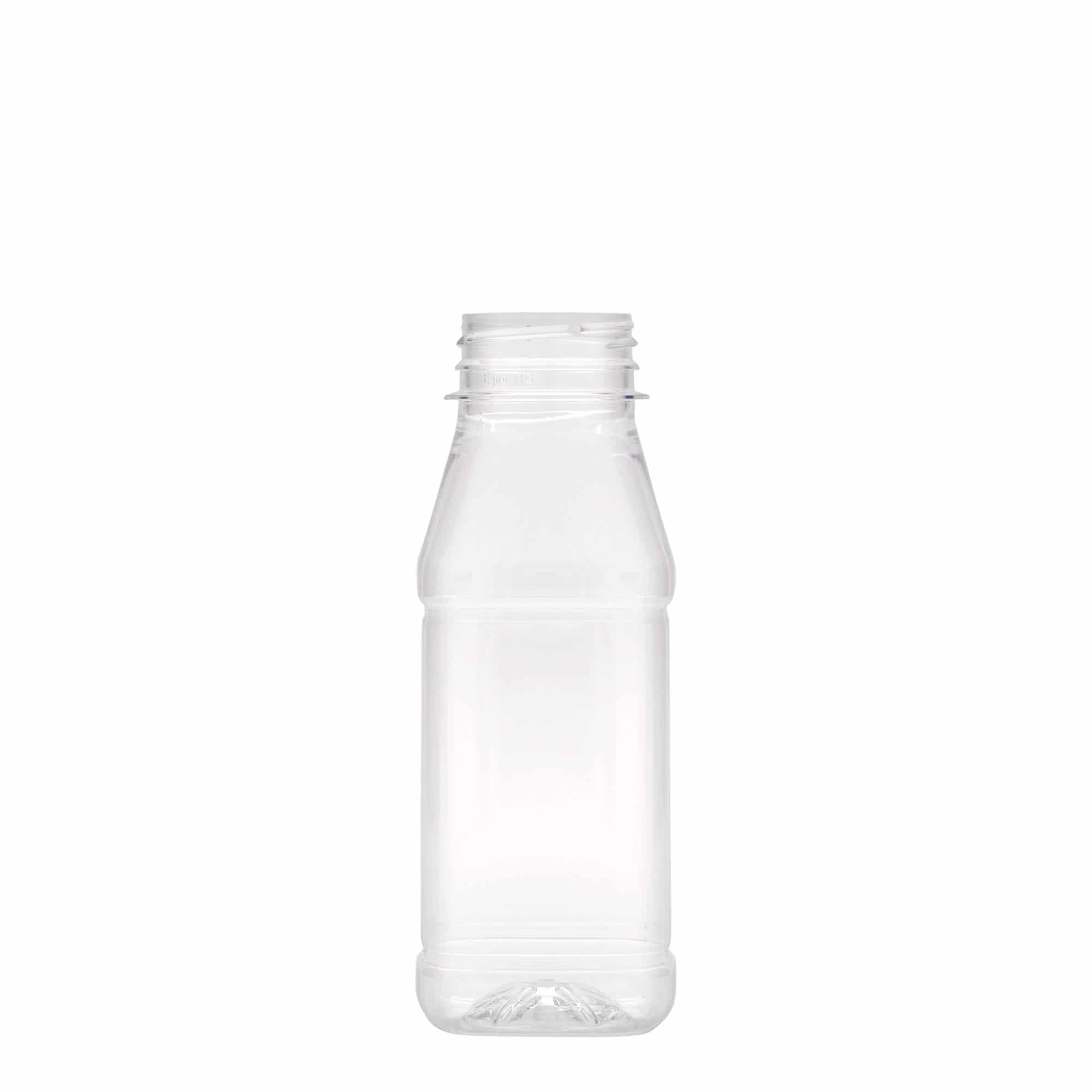 PET flaša 250 ml 'Milk and Juice Carré', kvadratna, plastika, otvor: 38 mm PET flaša 250 ml 'Milk and Juice Carré', kvadratna, plastika, otvor: 38 mm